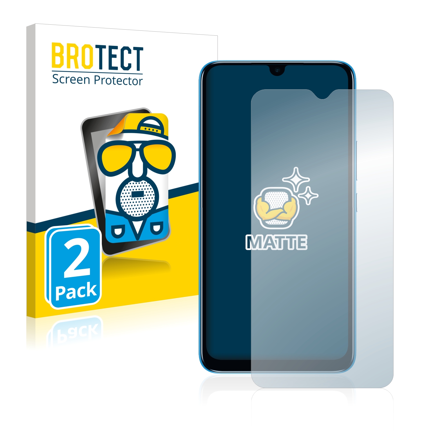 2x BROTECT Entspiegelungs-Folie pro Infinix Smart 6