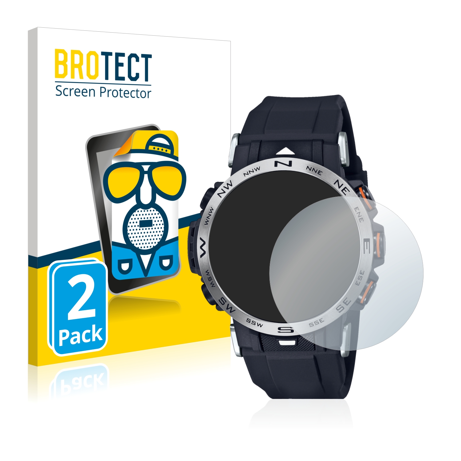 2x BROTECT Entspiegelungs-Folie pro Casio Pro Trek PRW-30-1AER