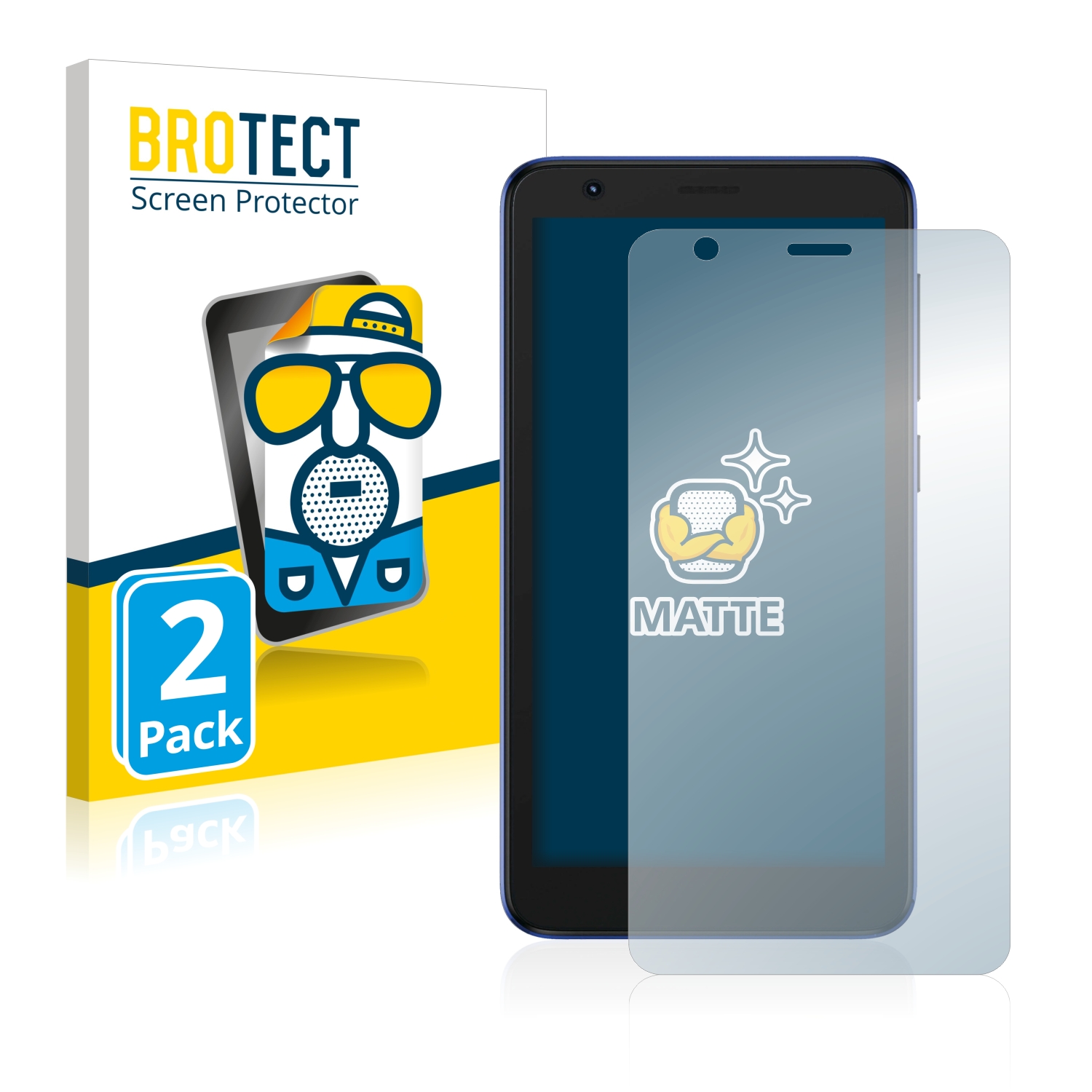 2x BROTECT Entspiegelungs-Folie pro ZTE Blade L9