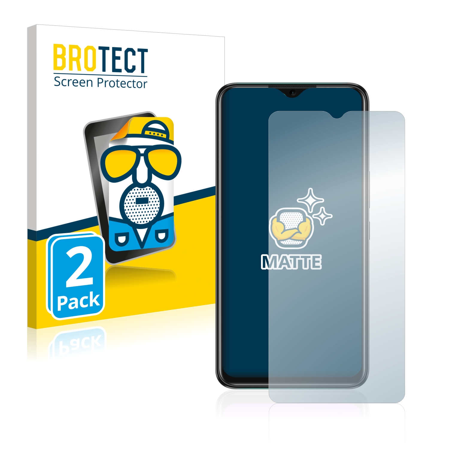 2x BROTECT Entspiegelungs-Folie pro Infinix Hot 11 Play