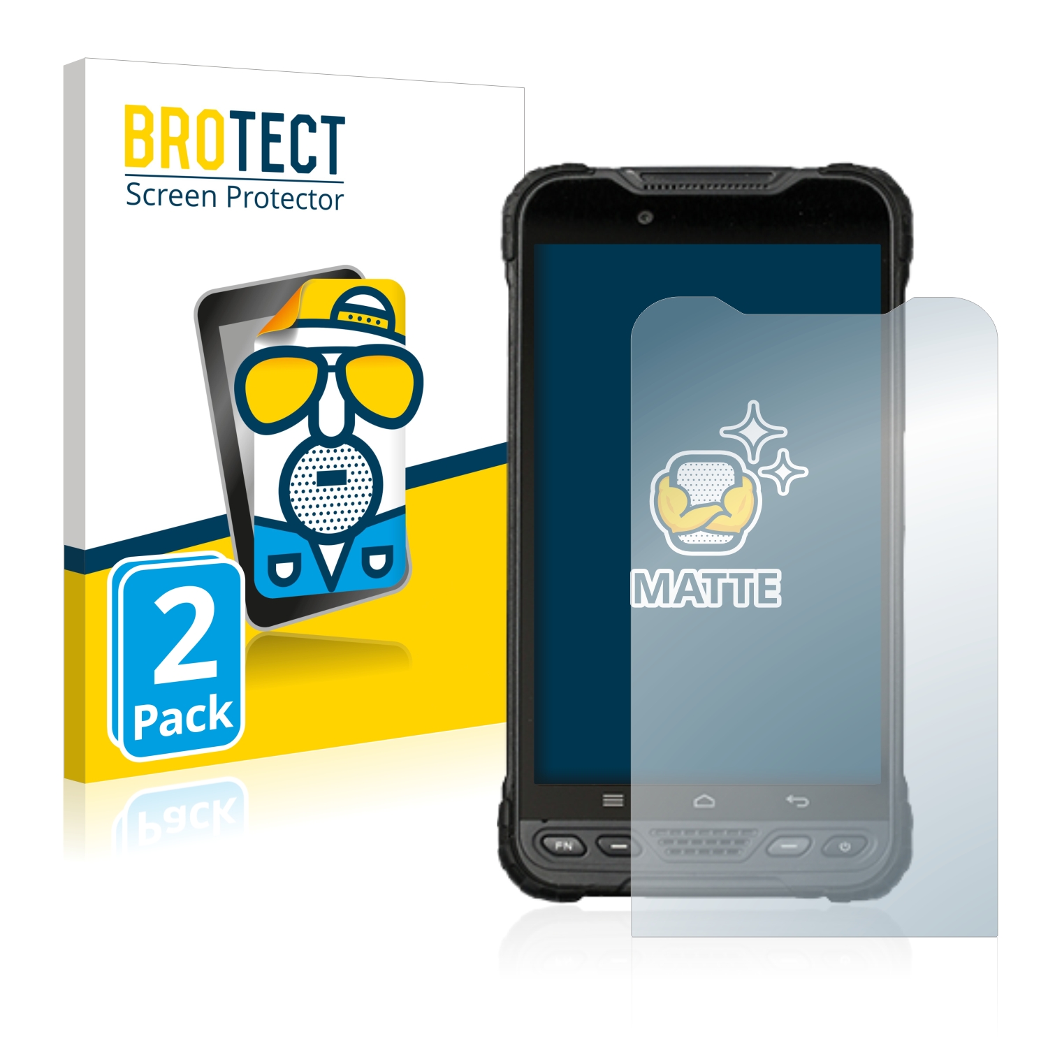 2x BROTECT Entspiegelungs-Folie pro UniStrong UT12P