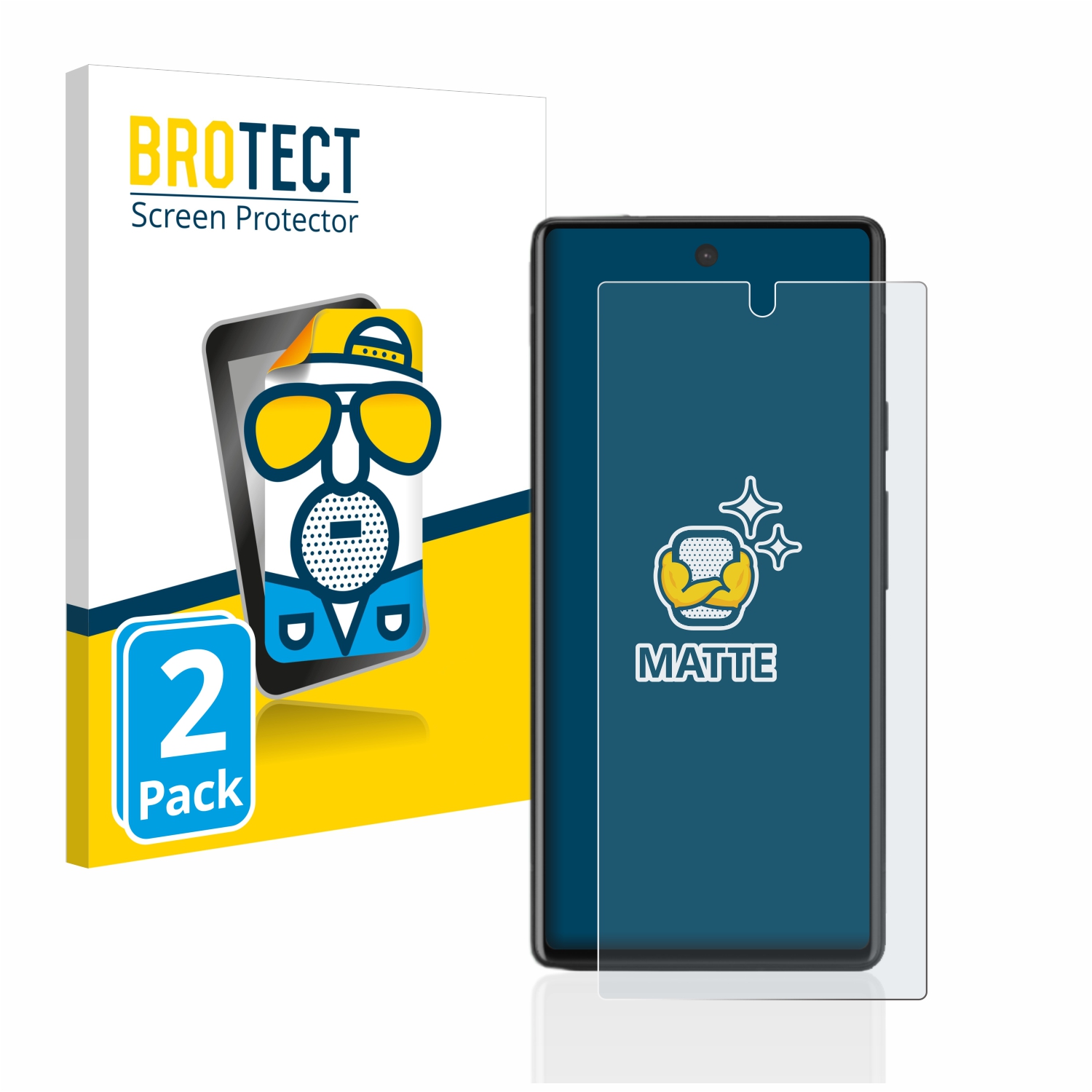 2x BROTECT Entspiegelungs-Folie pro Google Pixel 6a