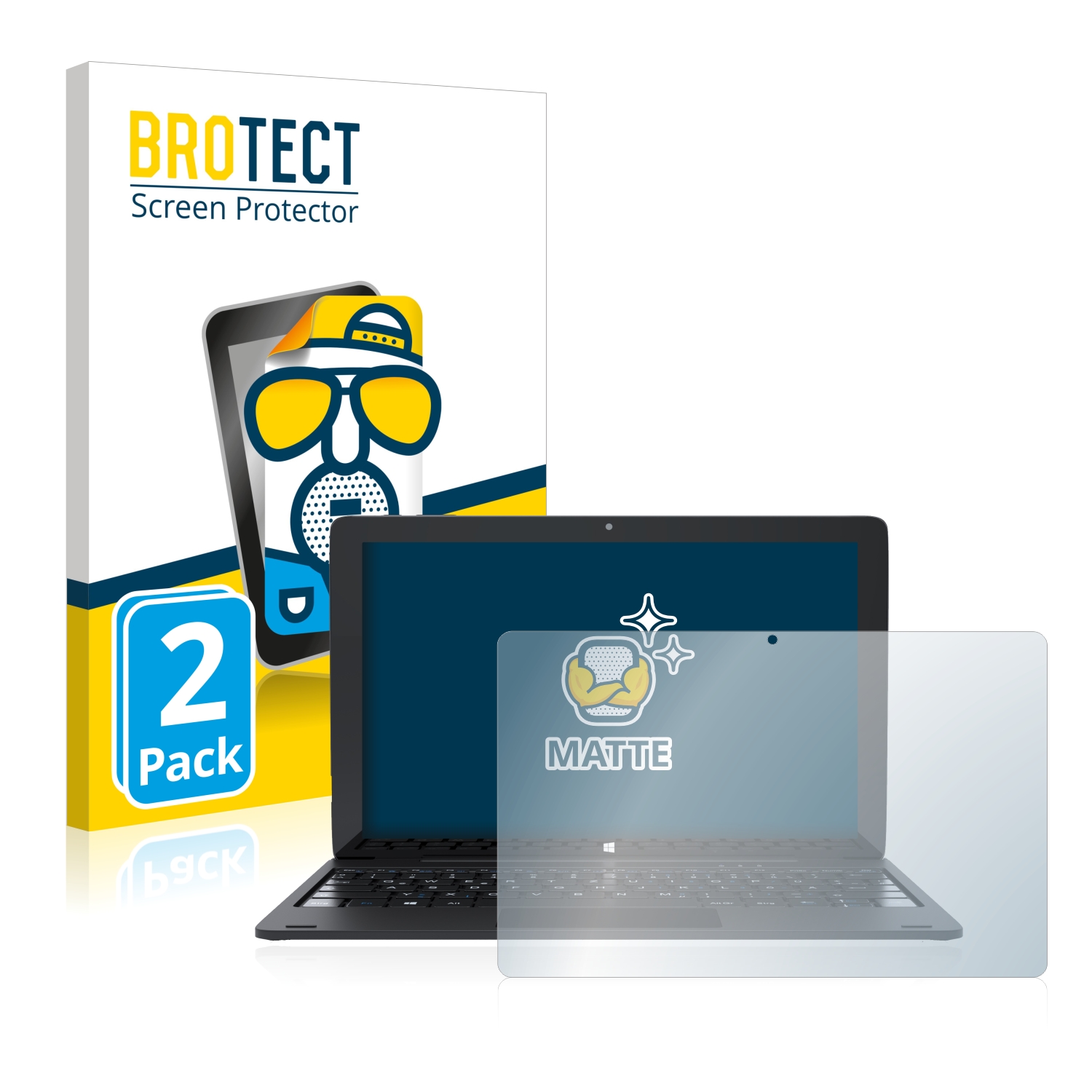 2x BROTECT Entspiegelungs-Folie pro CSL Panther Tab HD
