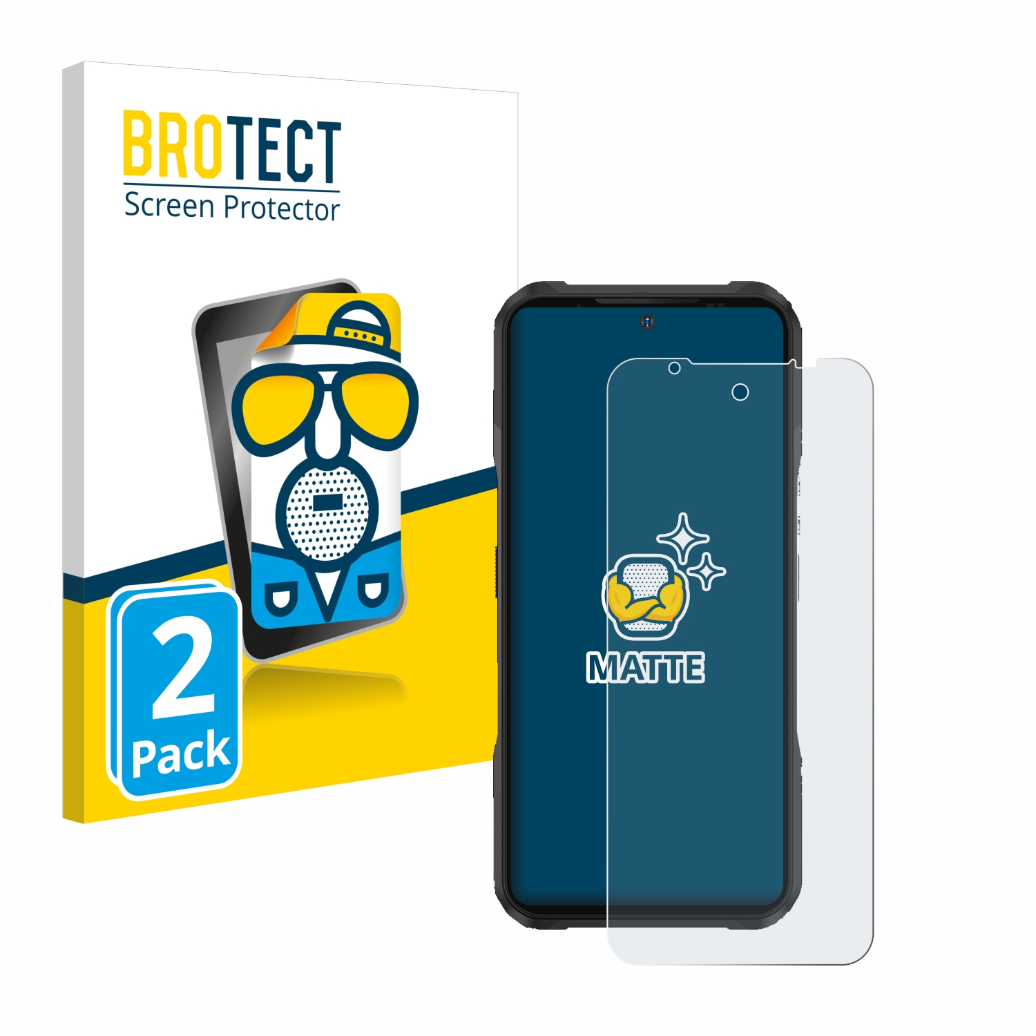 2x BROTECT Entspiegelungs-Folie pro Doogee V20