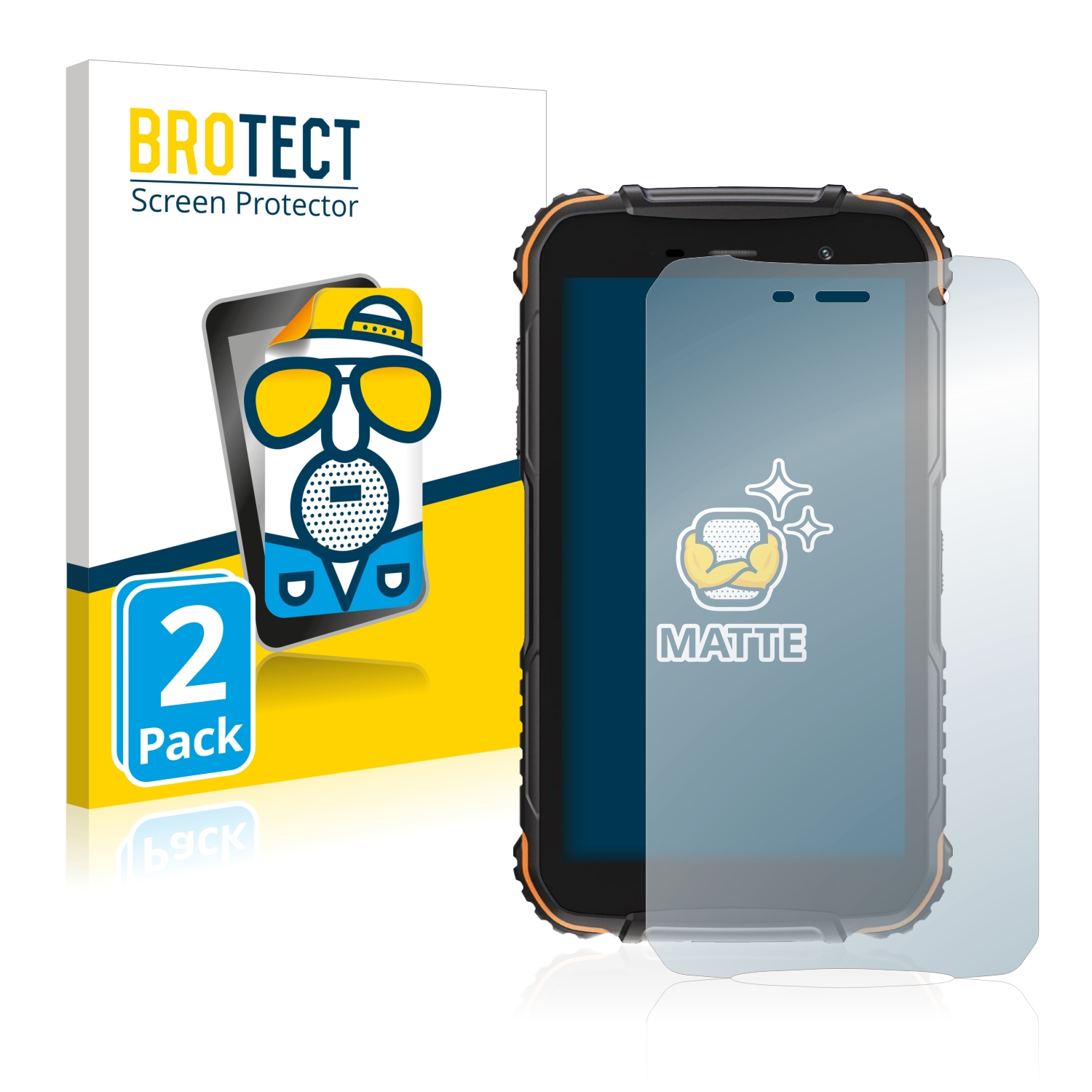2x BROTECT Entspiegelungs-Folie pro Doogee S35T