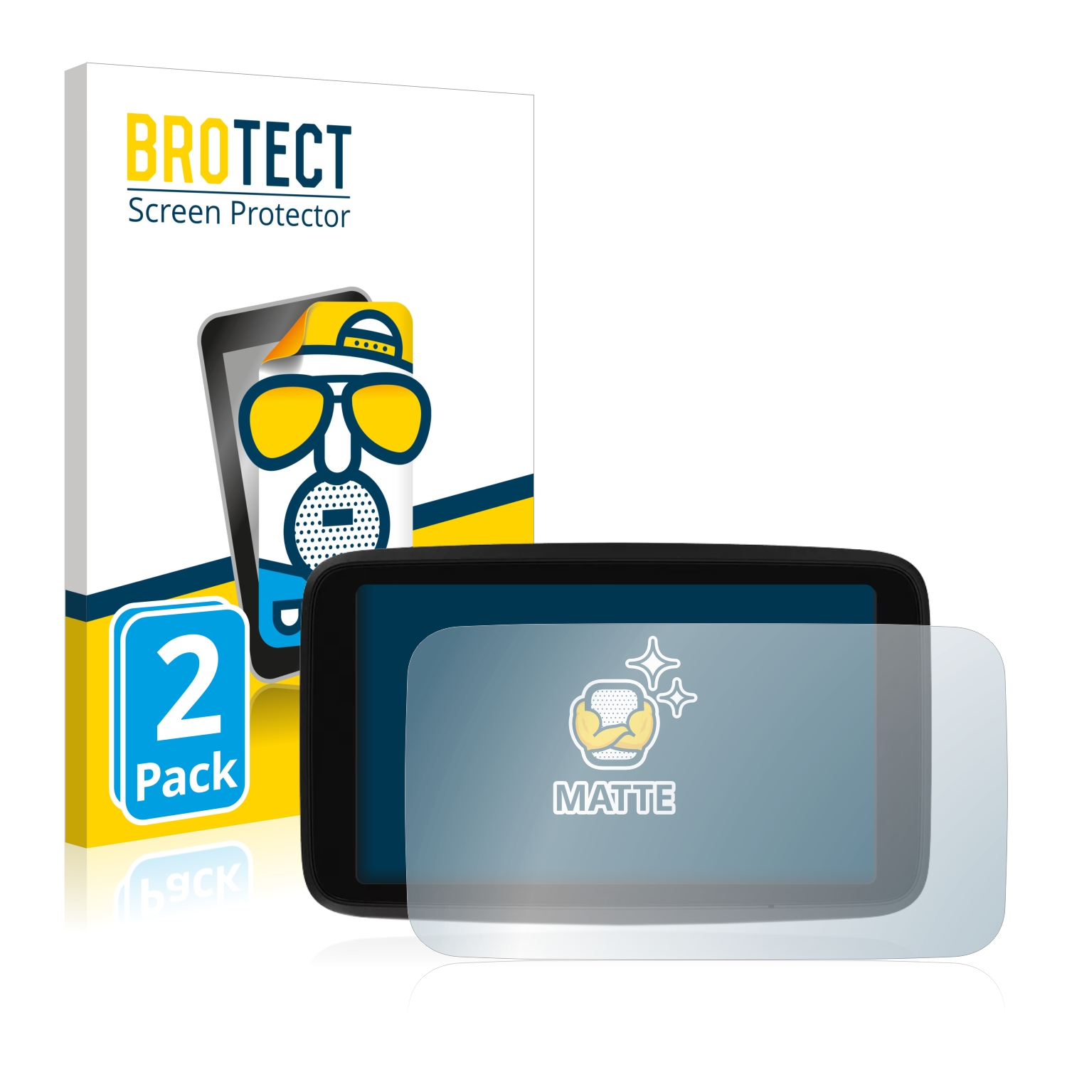 2x BROTECT Entspiegelungs-Folie pro TomTom Go Discover 5
