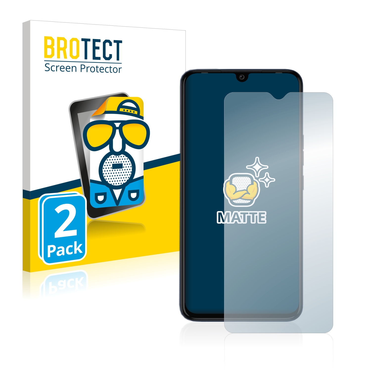 2x BROTECT Entspiegelungs-Folie pro Tecno Pova Neo