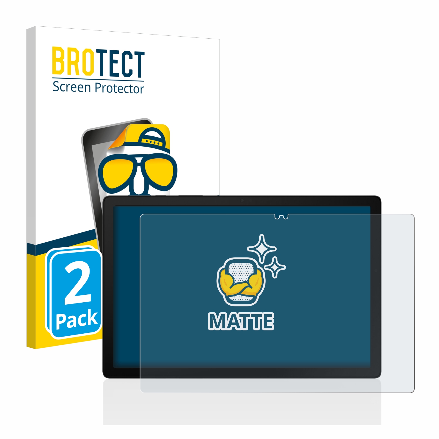 2x BROTECT Entspiegelungs-Folie pro Samsung Galaxy Tab A8 WiFi