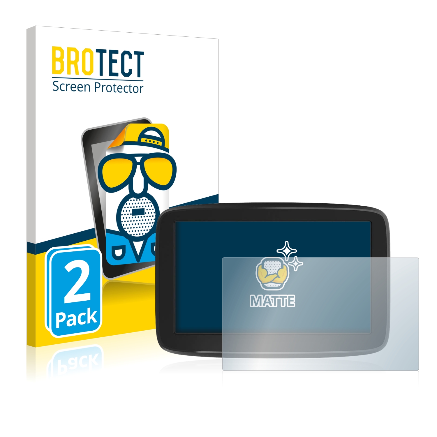 2x BROTECT Entspiegelungs-Folie pro TomTom GO Classic 5