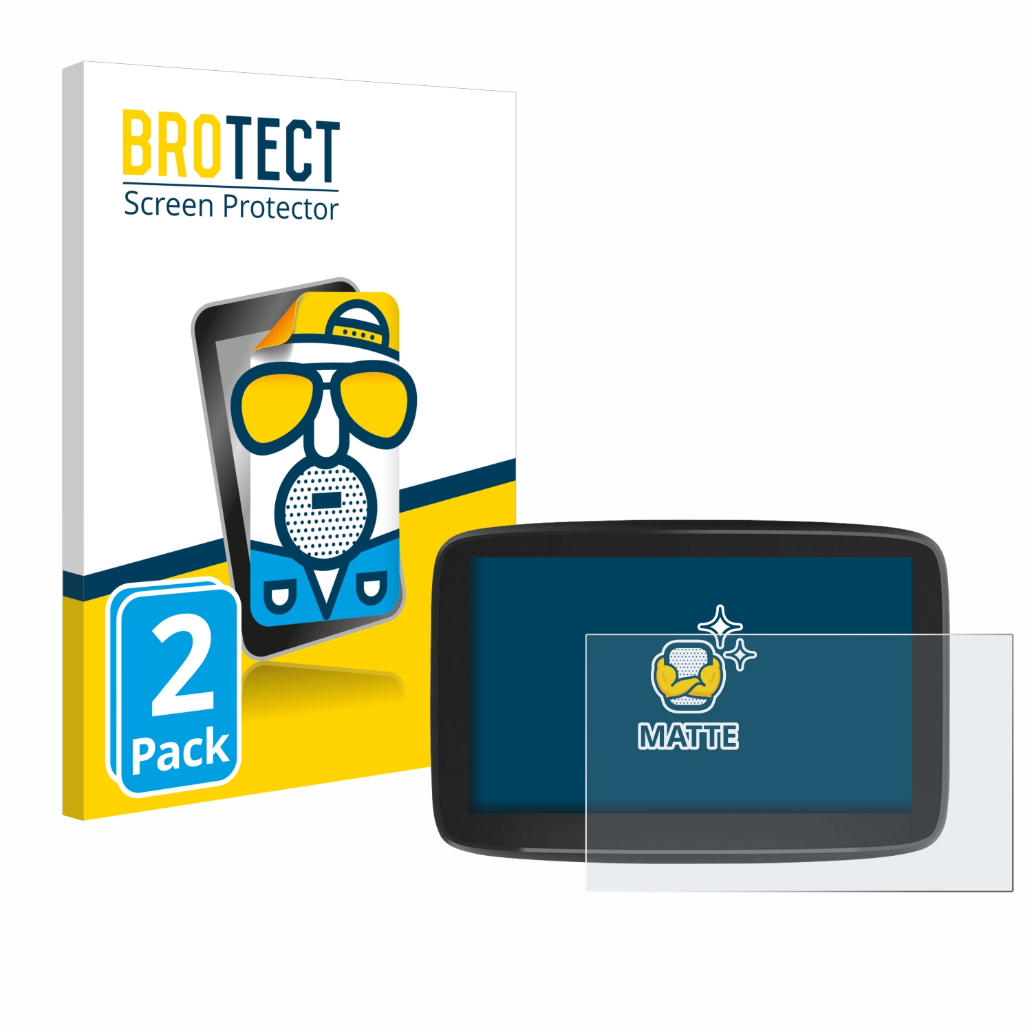 2x BROTECT Entspiegelungs-Folie pro TomTom GO Classic 6