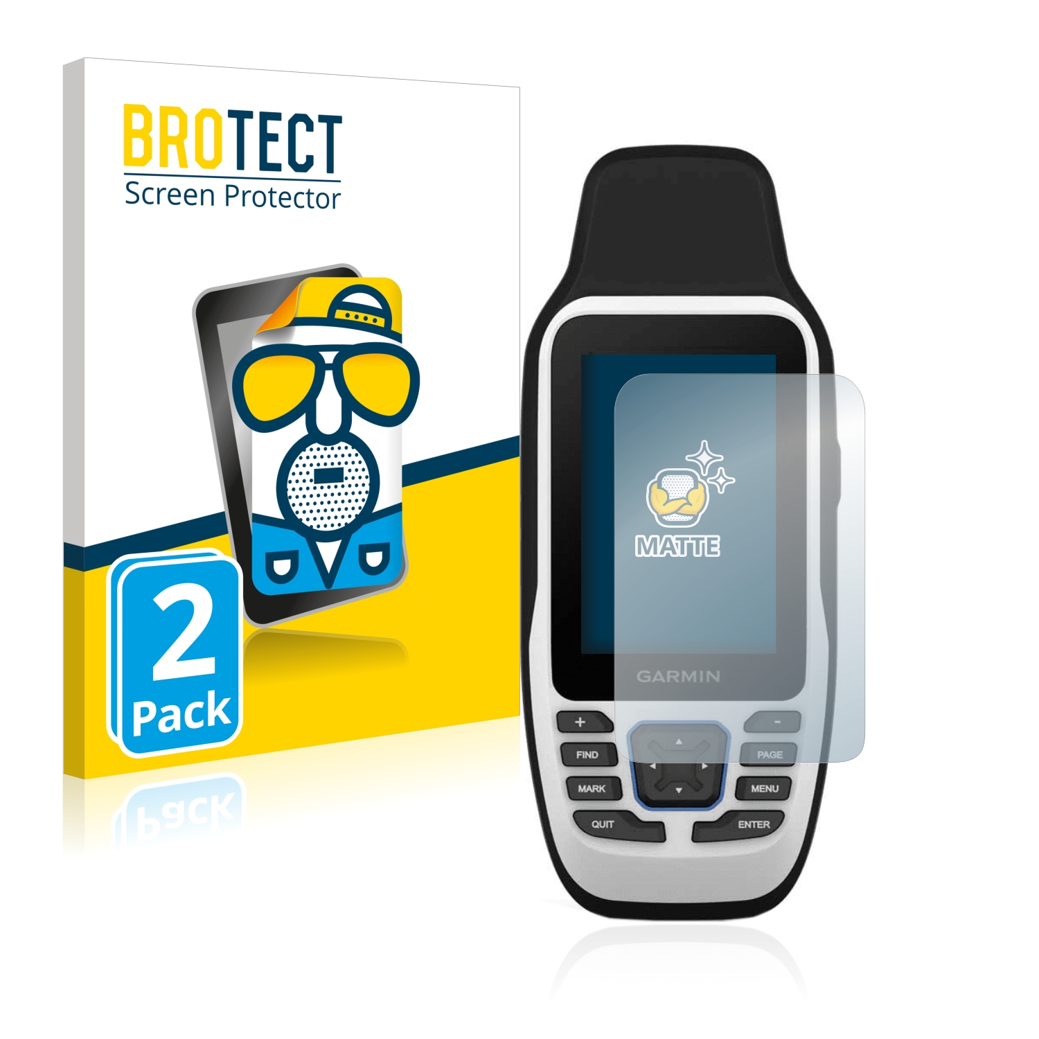2x BROTECT Entspiegelungs-Folie pro Garmin GPSMAP 79s