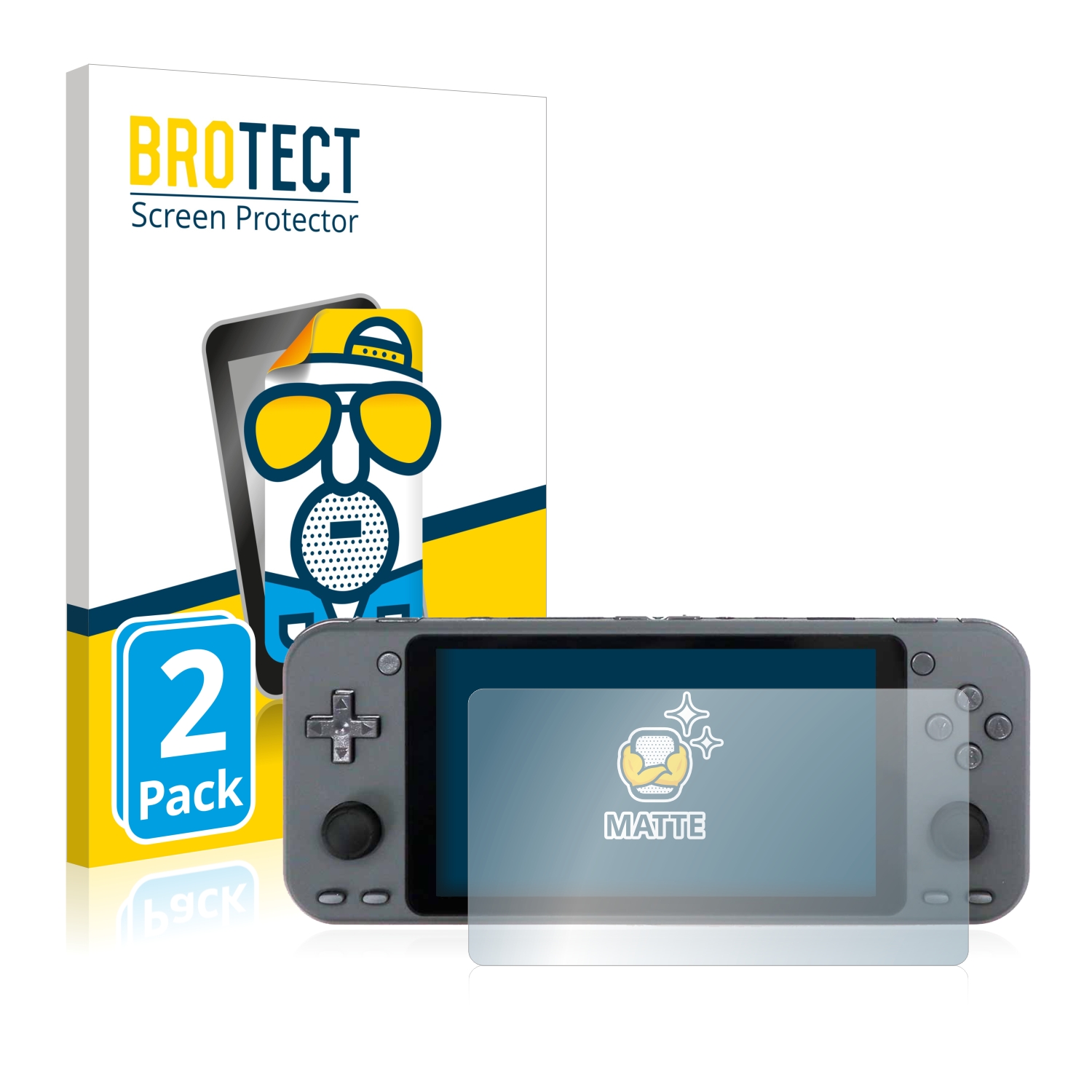 2x BROTECT Entspiegelungs-Folie pro Hardkernel Odroid-Go Super