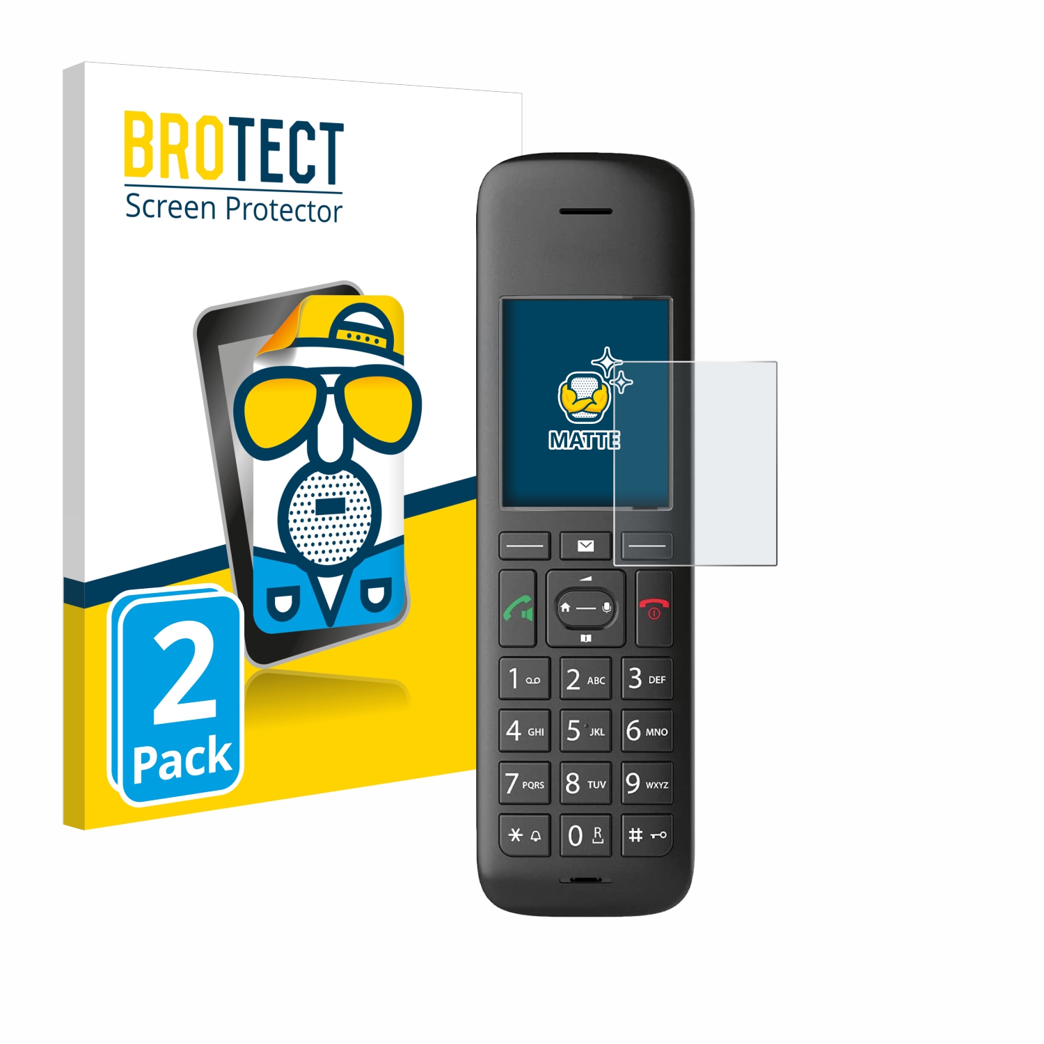 2x BROTECT Entspiegelungs-Folie pro Gigaset C570HX