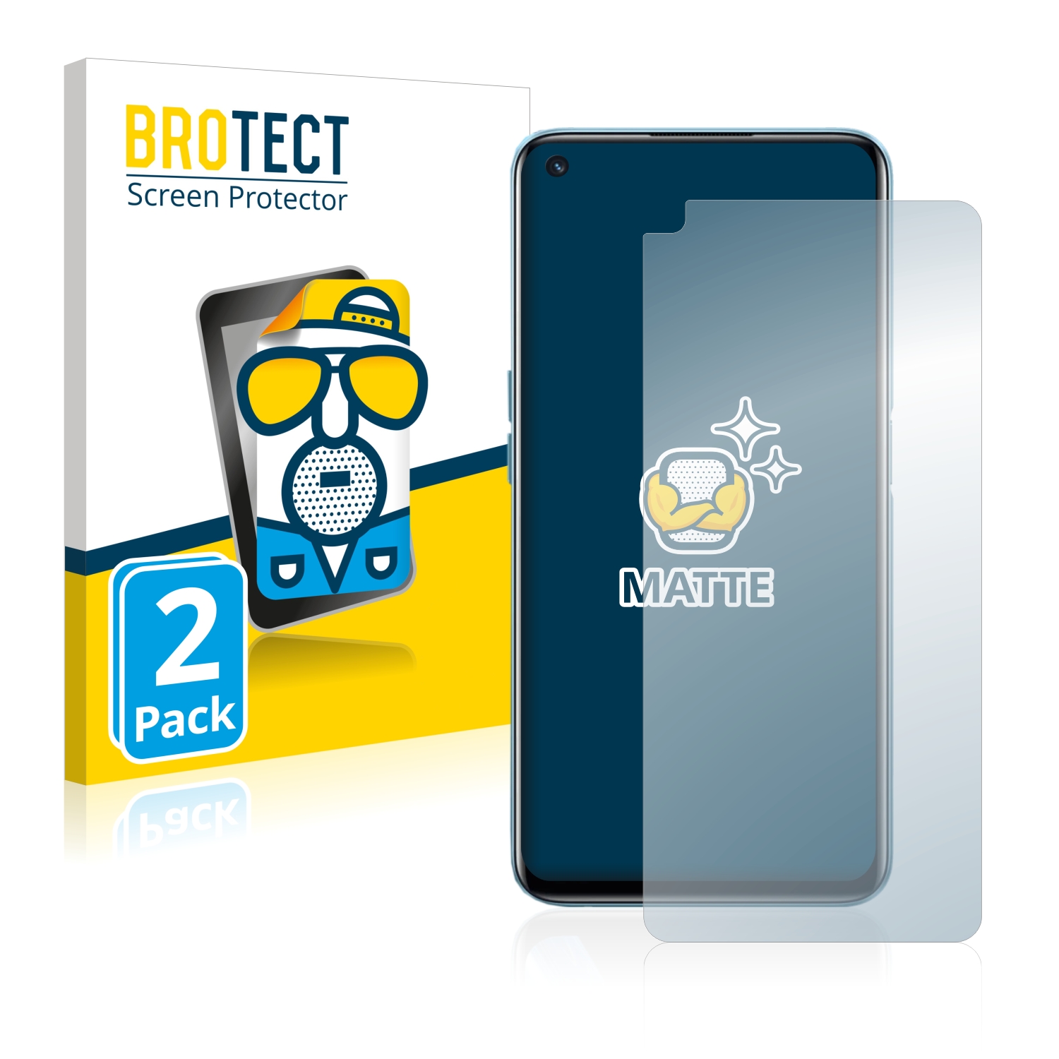 2x BROTECT Entspiegelungs-Folie pro realme 9i