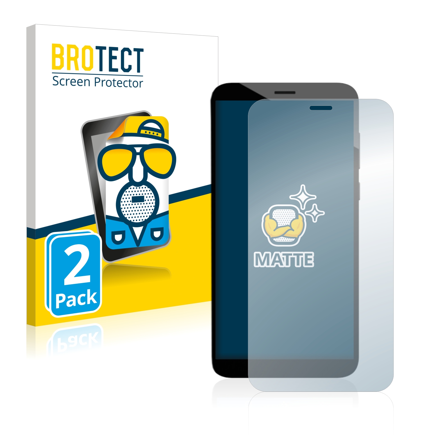 2x BROTECT Entspiegelungs-Folie pro Pine64 PinePhone Pro Explorer Edition