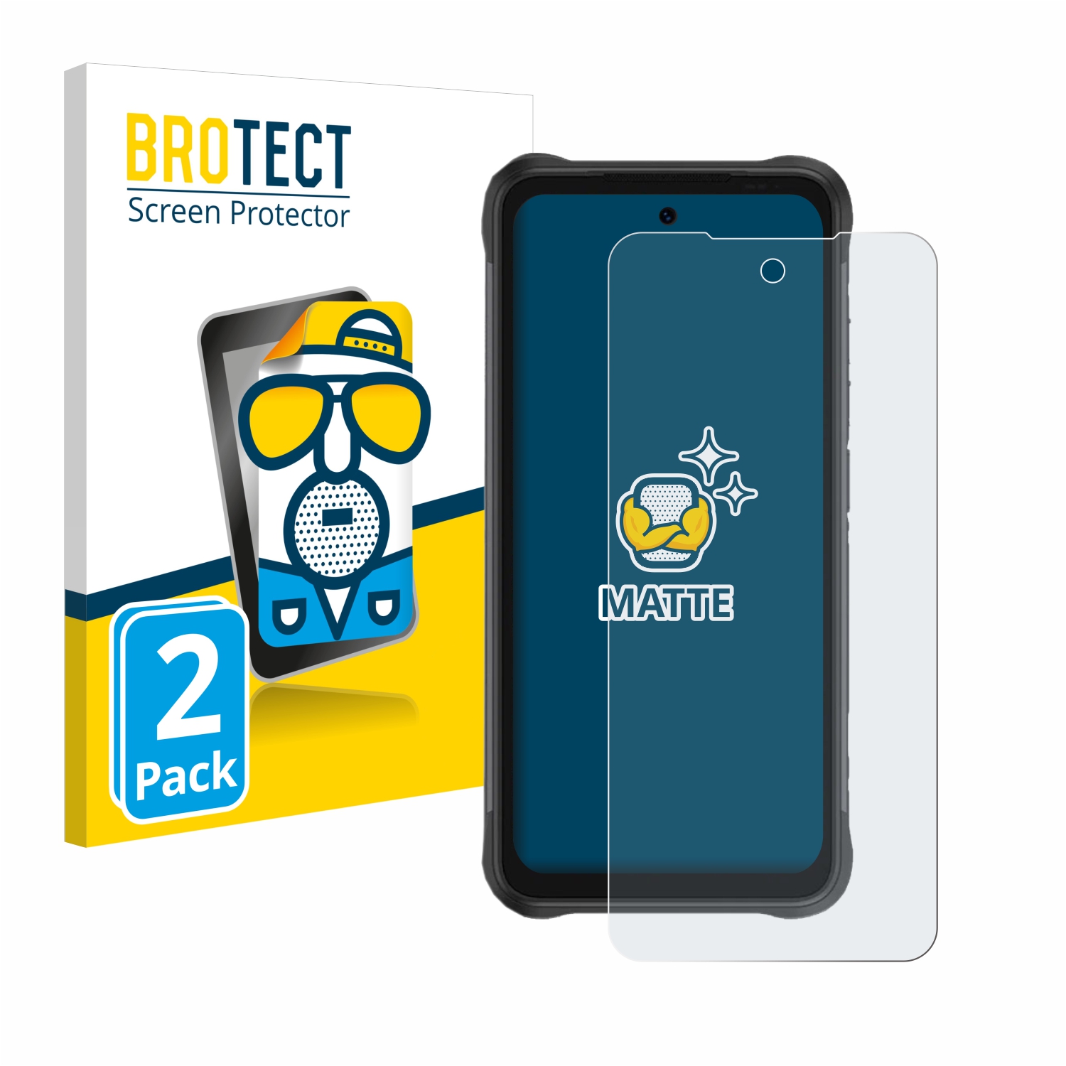 2x BROTECT Entspiegelungs-Folie pro Umidigi Bison GT2 5G