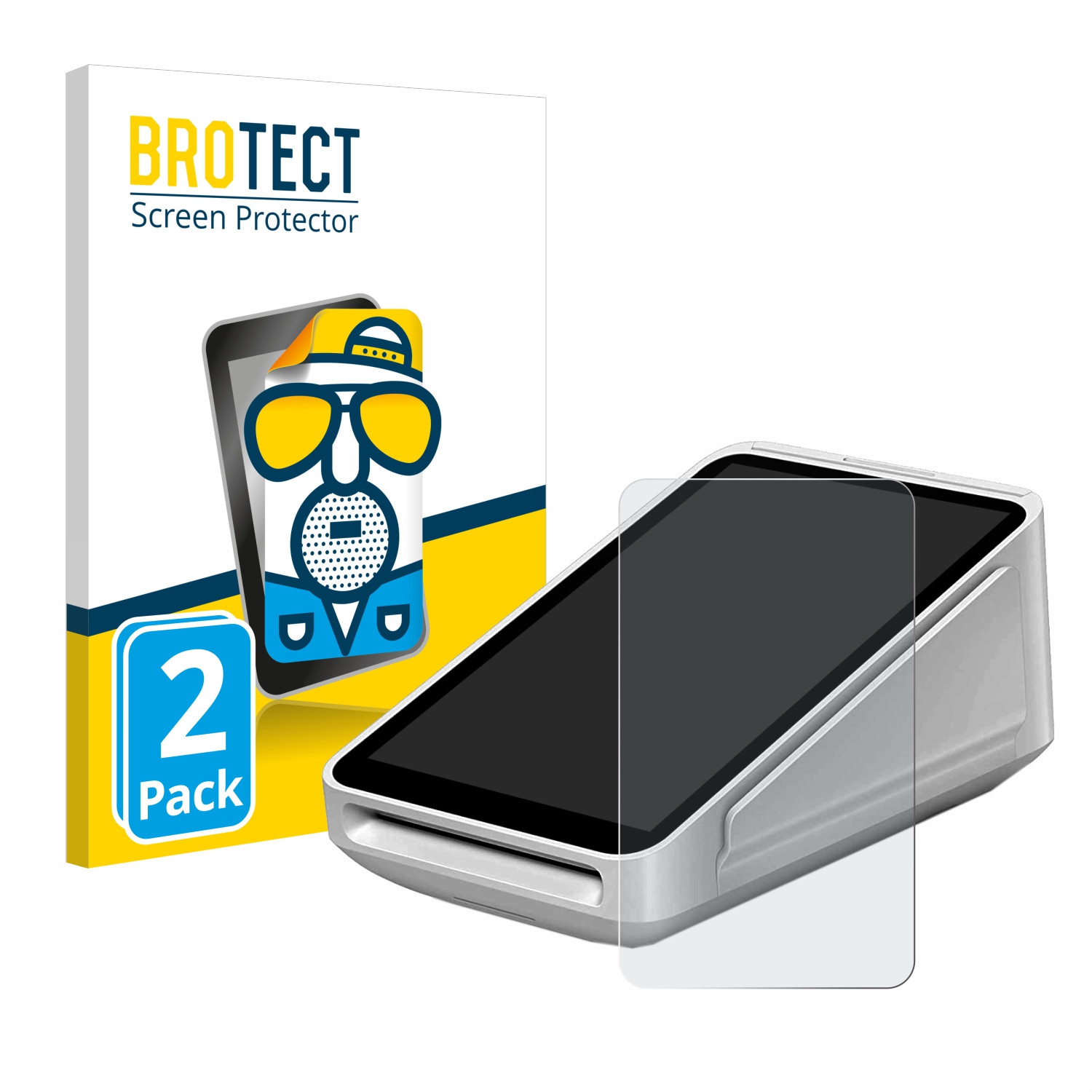 2x BROTECT Entspiegelungs-Folie pro Square Terminal