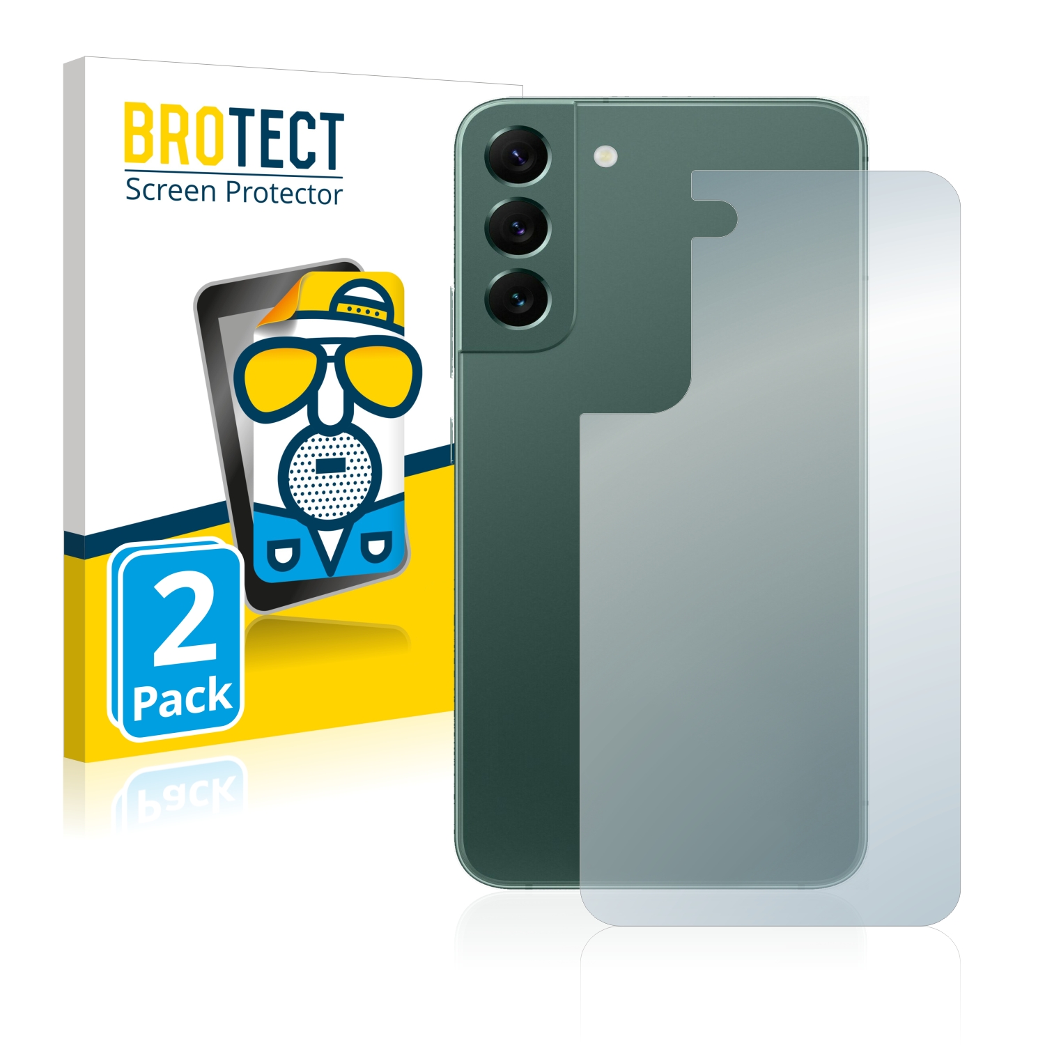 2x BROTECT Entspiegelungs-Folie pro Samsung Galaxy S22 Plus 5G (zadní strana)
