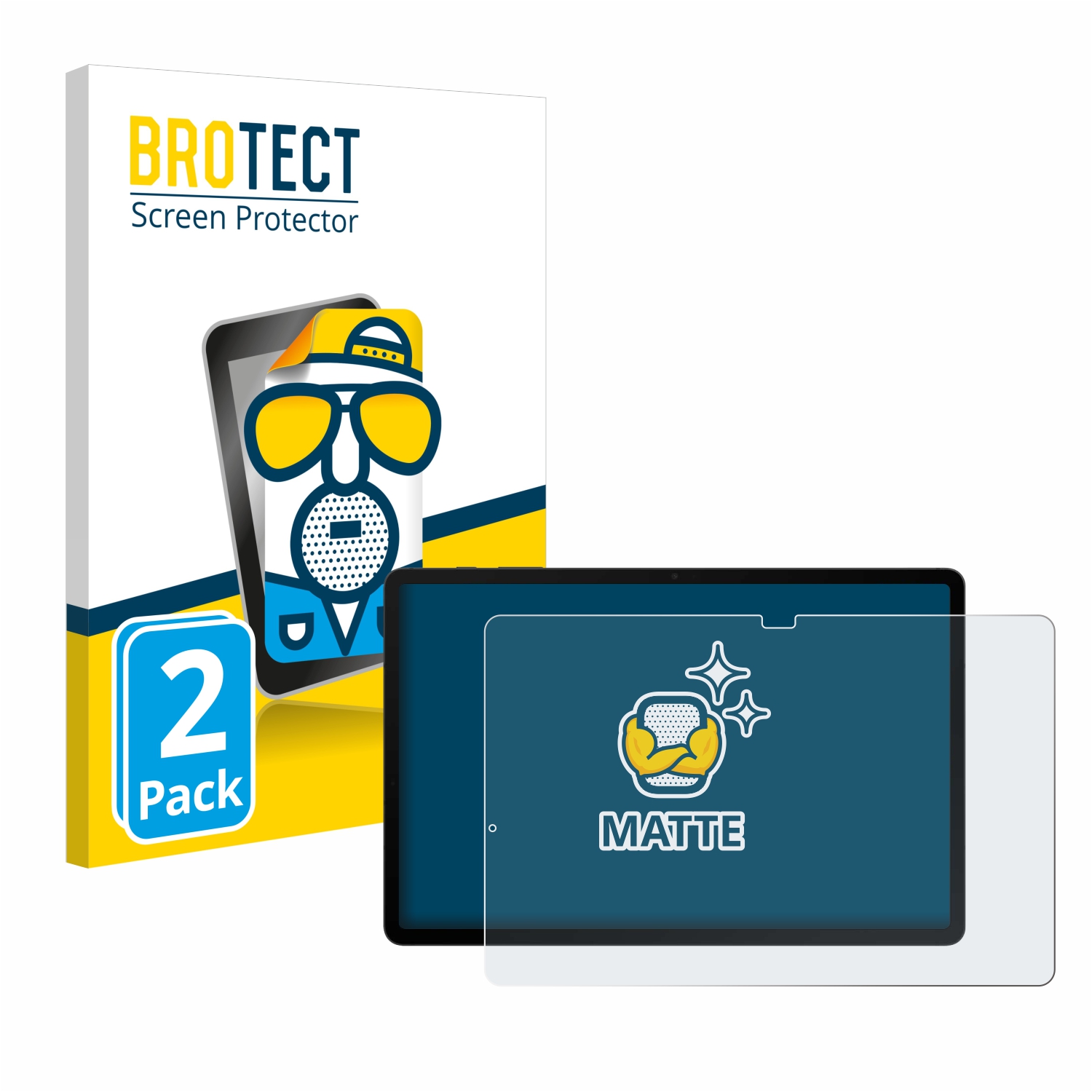 2x BROTECT Entspiegelungs-Folie pro Samsung Galaxy Tab S8 Plus 5G