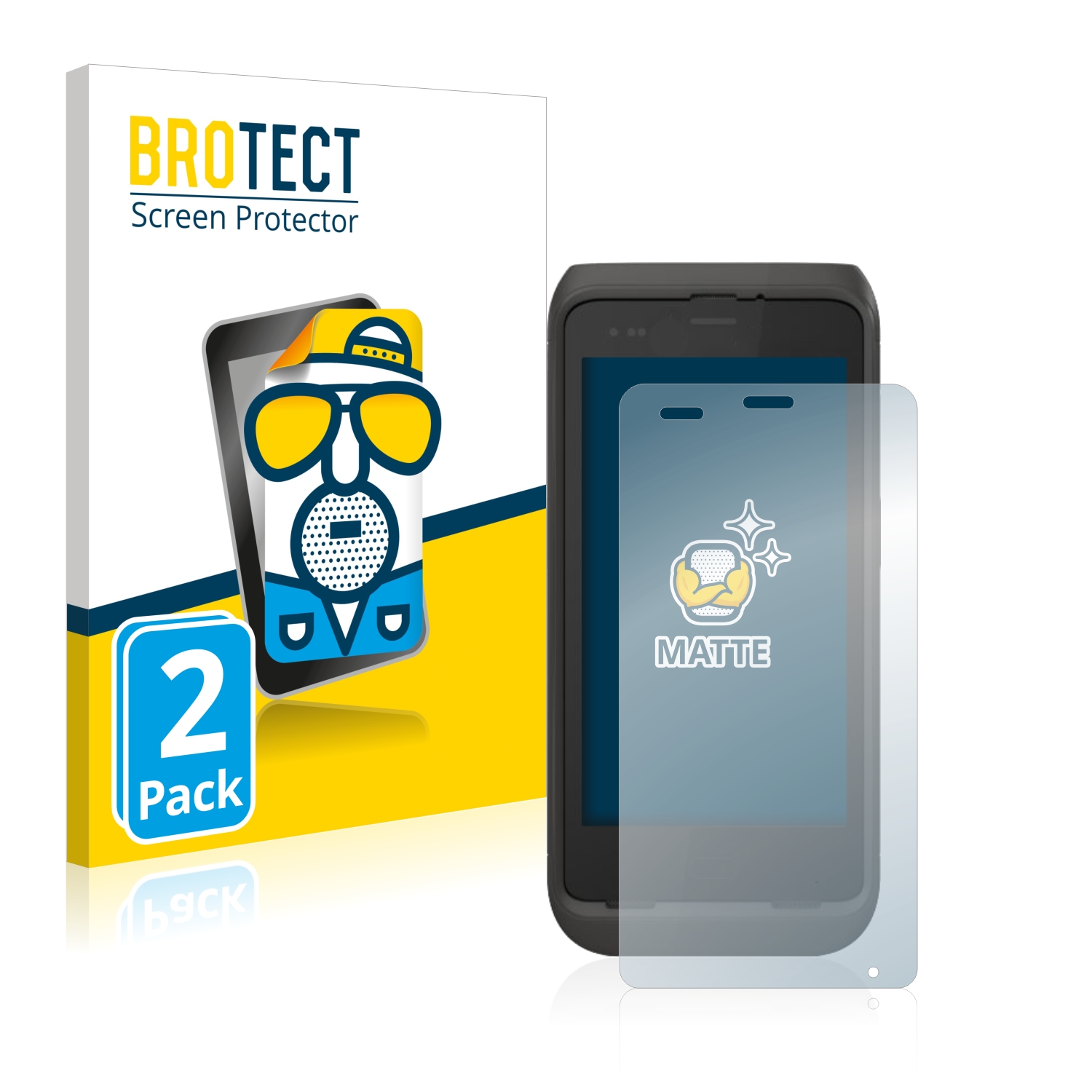 2x BROTECT Entspiegelungs-Folie pro Honeywell CT45 XP