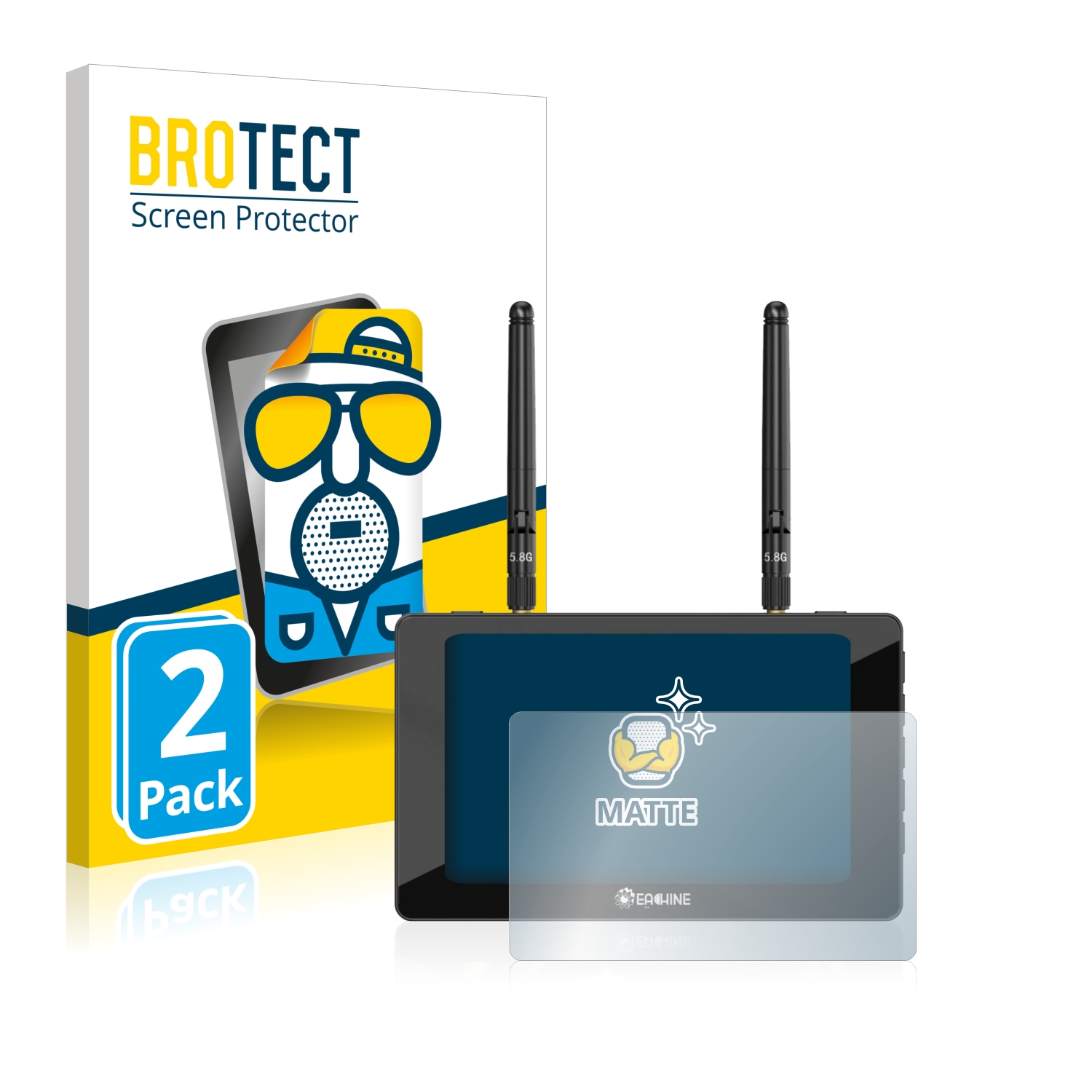 2x BROTECT Entspiegelungs-Folie pro Eachine Moneagle 5