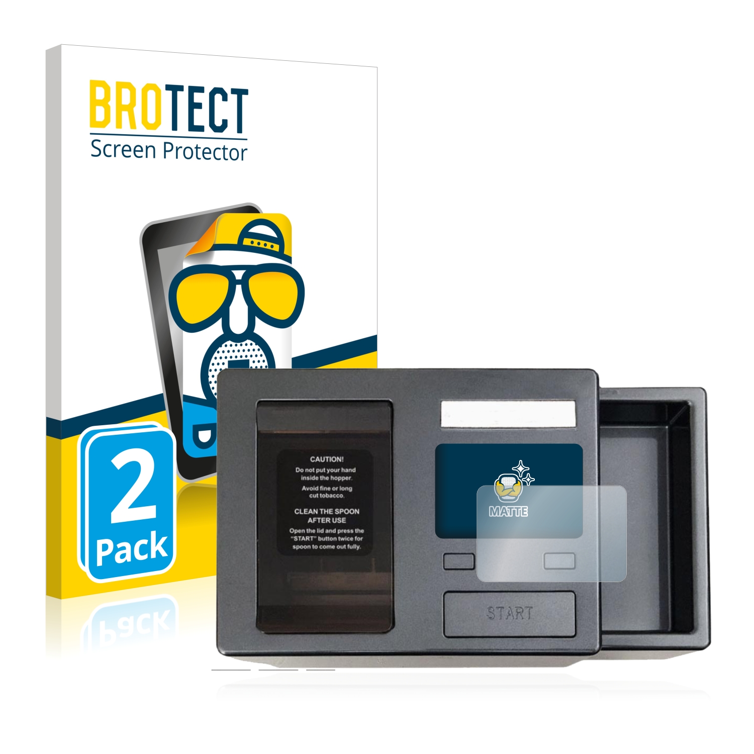 2x BROTECT Entspiegelungs-Folie pro Powermatic 3 Plus
