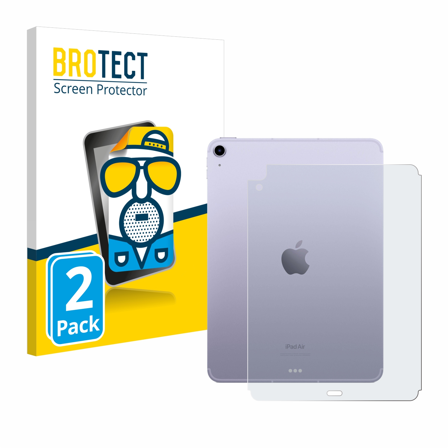 2x BROTECT Entspiegelungs-Folie pro Apple iPad Air 5 WiFi Cellular 2022 (zadní strana, 5. Gen.)