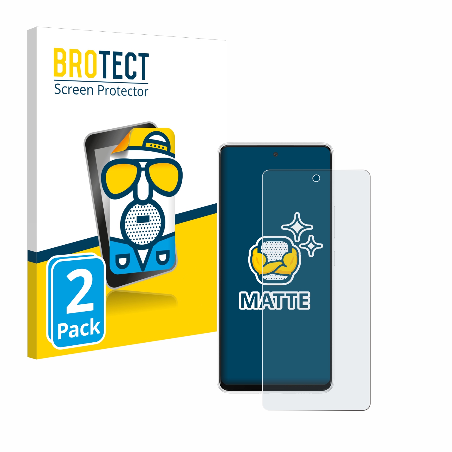 2x BROTECT Entspiegelungs-Folie pro Samsung Galaxy A53 5G