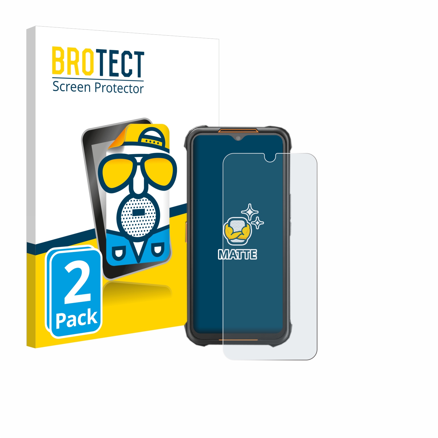 2x BROTECT Entspiegelungs-Folie pro AGM H5