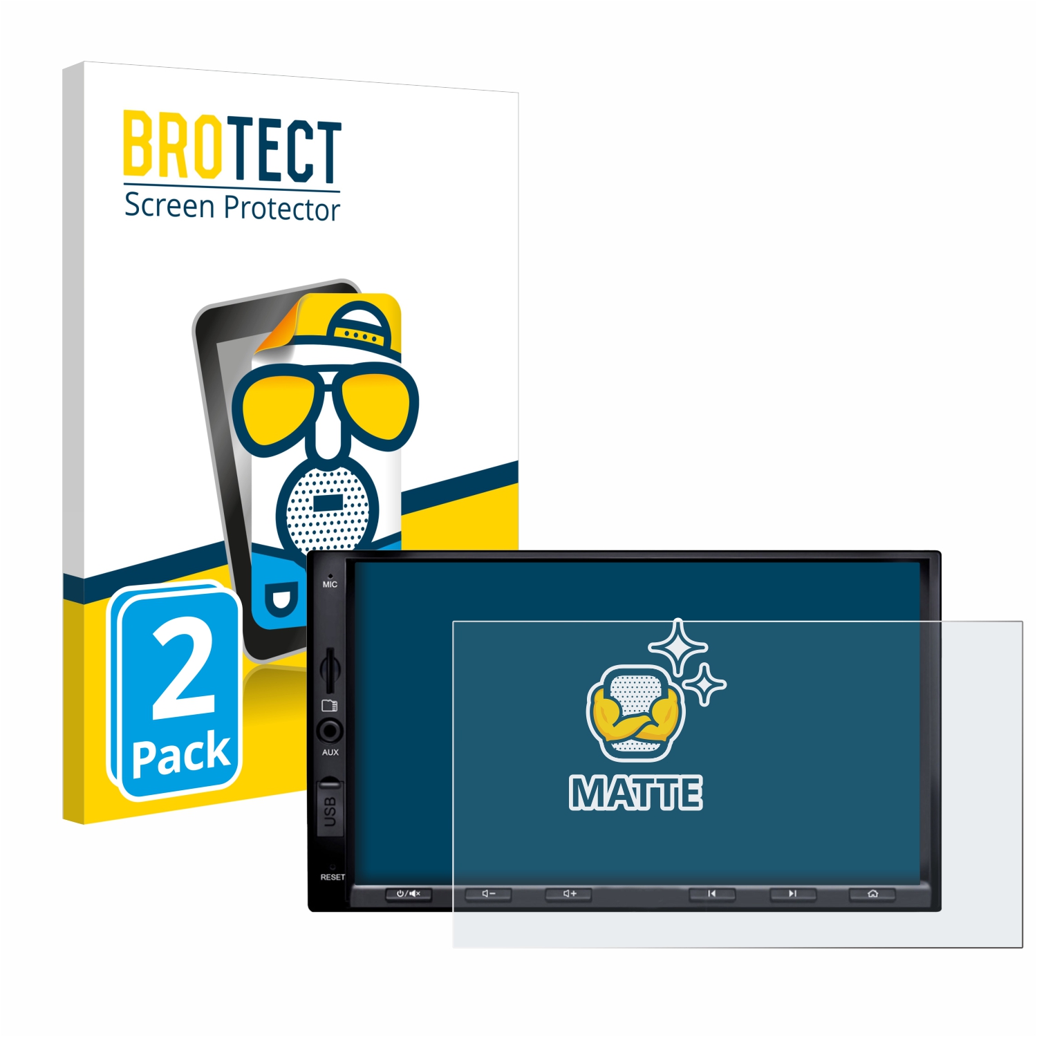 2x BROTECT Entspiegelungs-Folie pro Atoto S8 Pro (Gen 2)