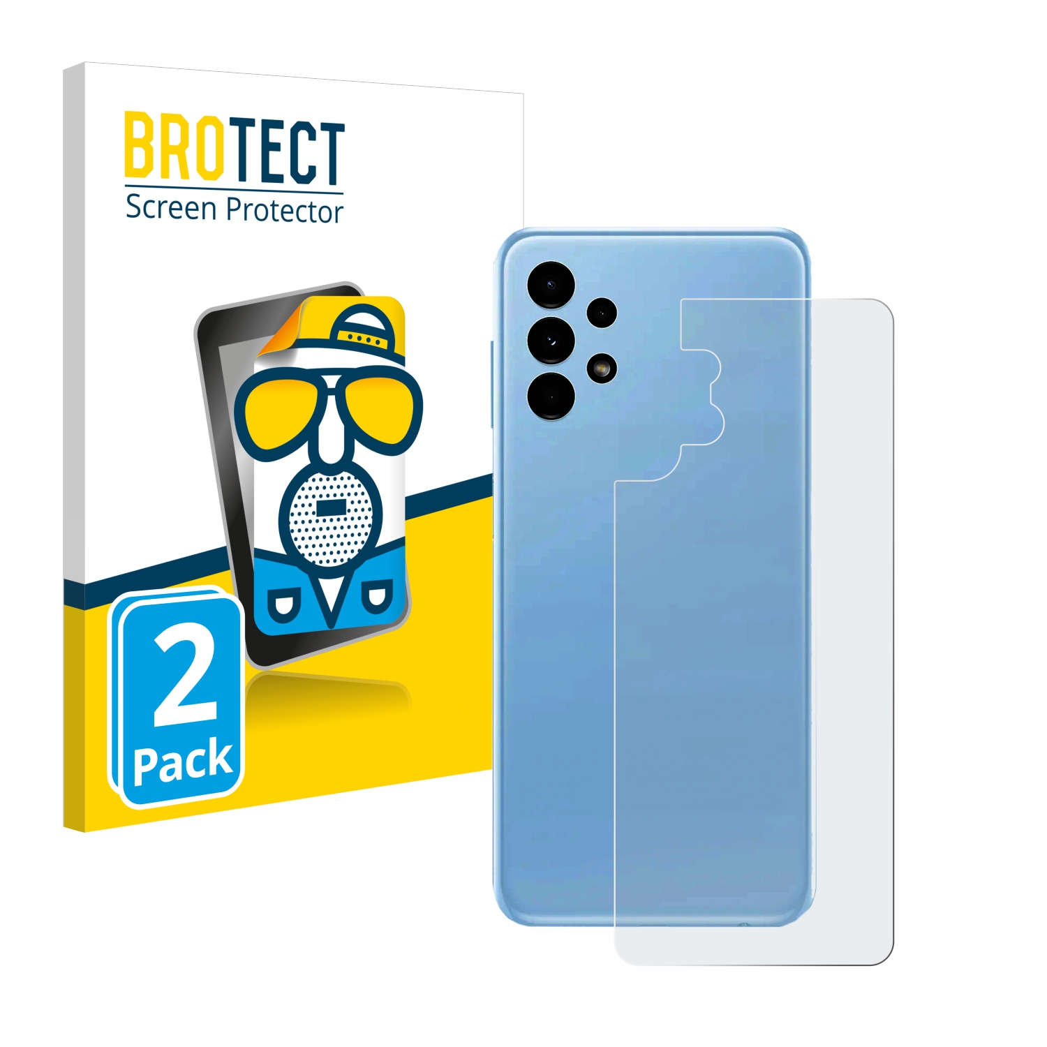 2x BROTECT Entspiegelungs-Folie pro Samsung Galaxy A13 (zadní strana)