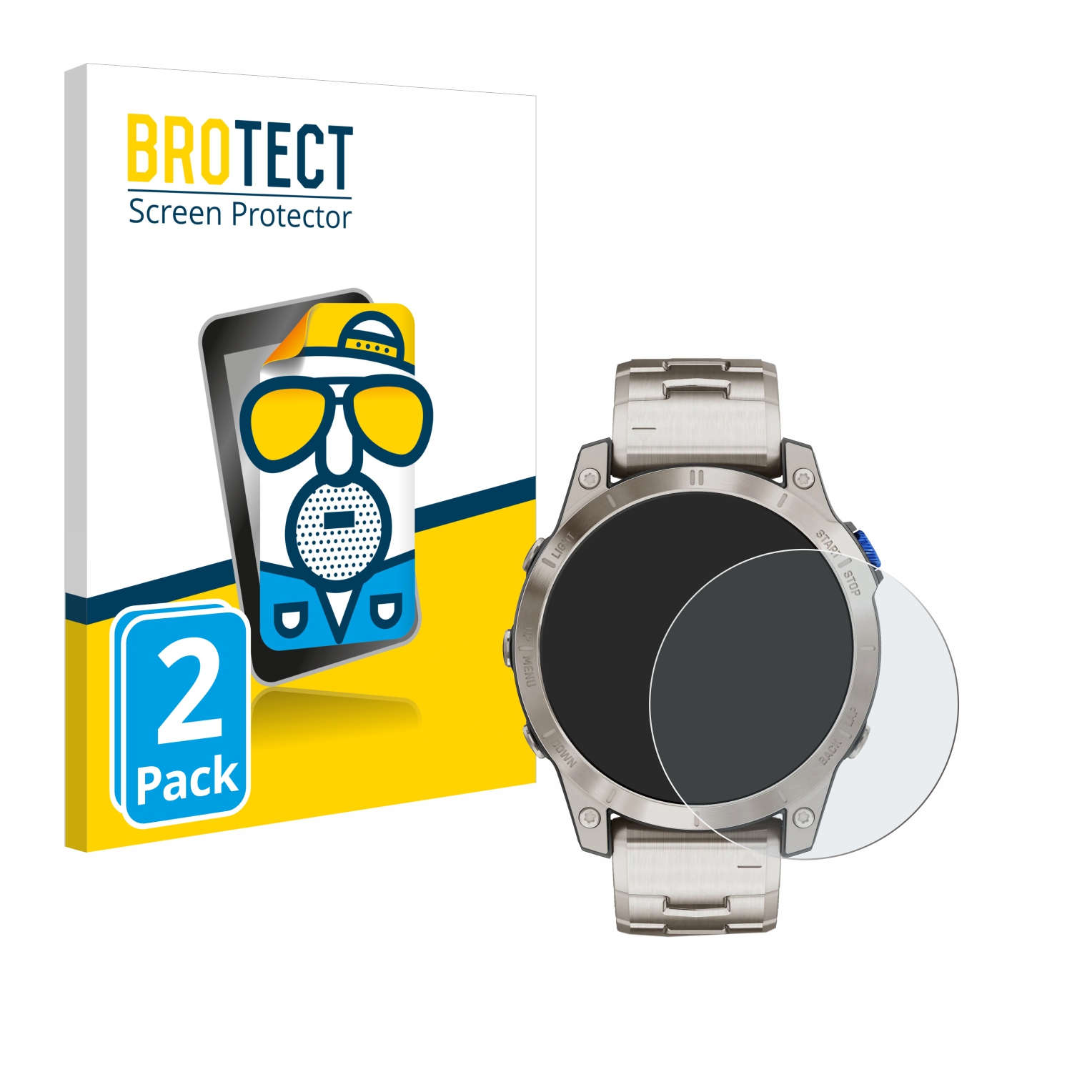 2x BROTECT Entspiegelungs-Folie pro Garmin D2 Mach 1