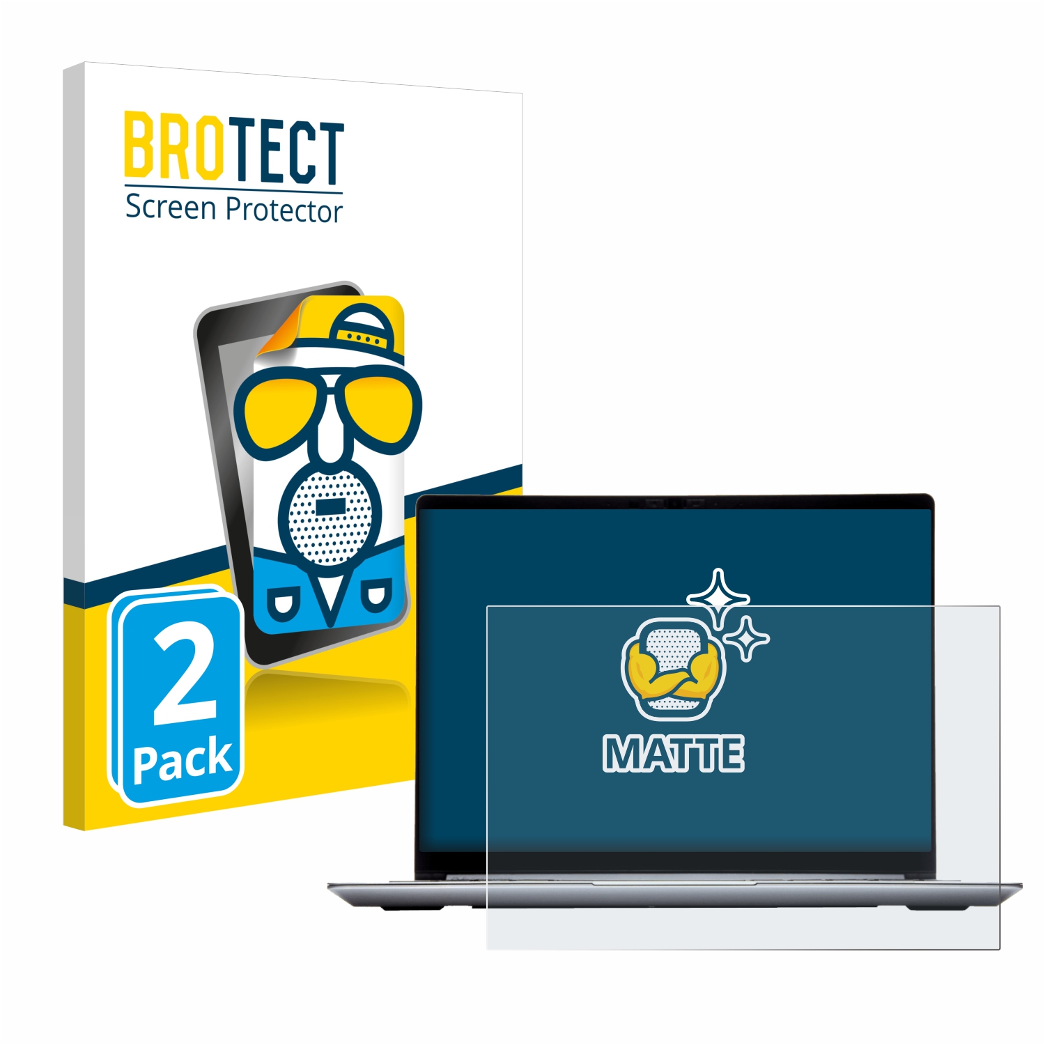2x BROTECT Entspiegelungs-Folie pro Framework Laptop 13