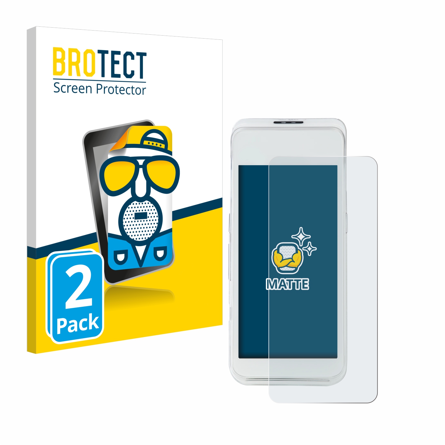 2x BROTECT Entspiegelungs-Folie pro Pax A920 Pro
