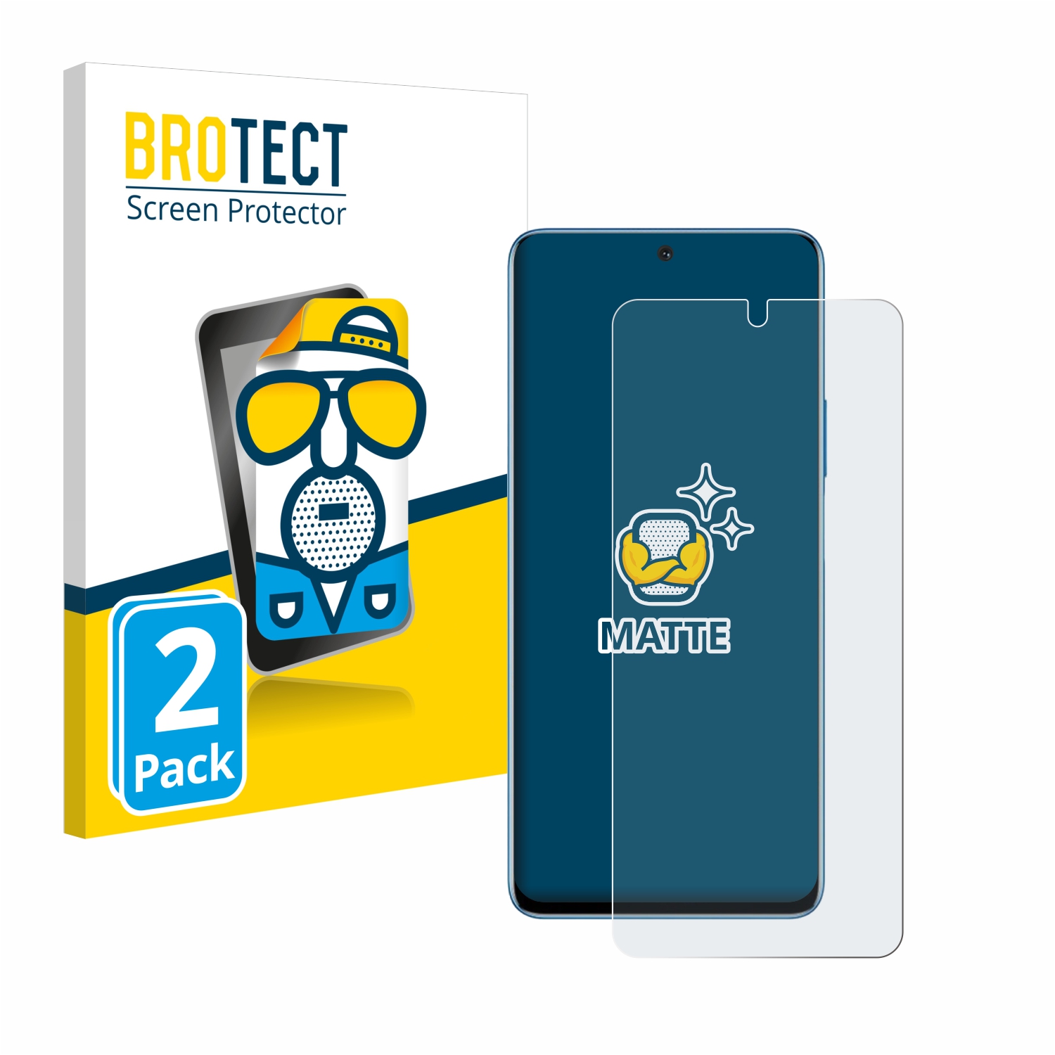 2x BROTECT Entspiegelungs-Folie pro Honor Magic 4 Lite