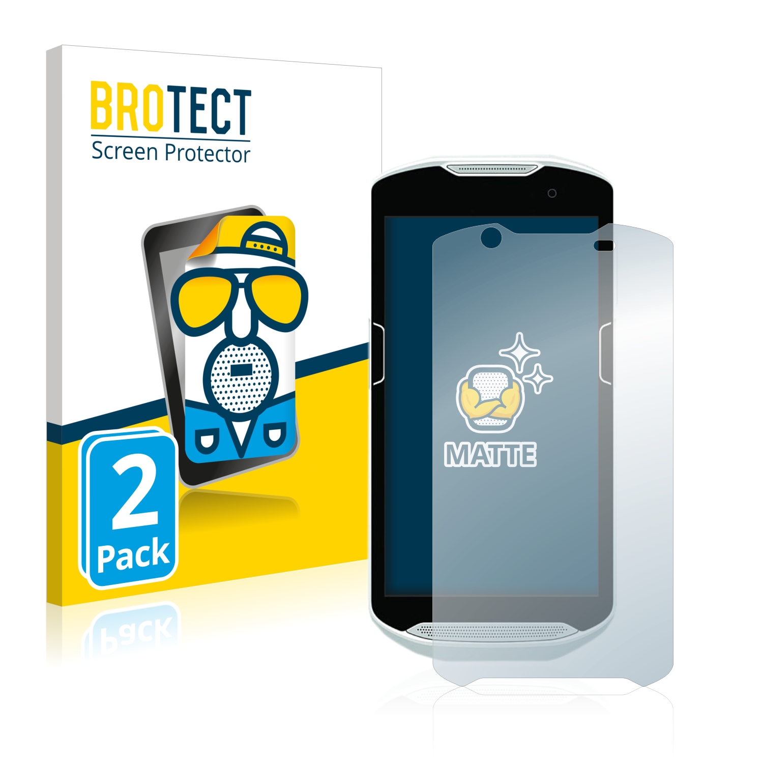 2x BROTECT Entspiegelungs-Folie pro Zebra TC52
