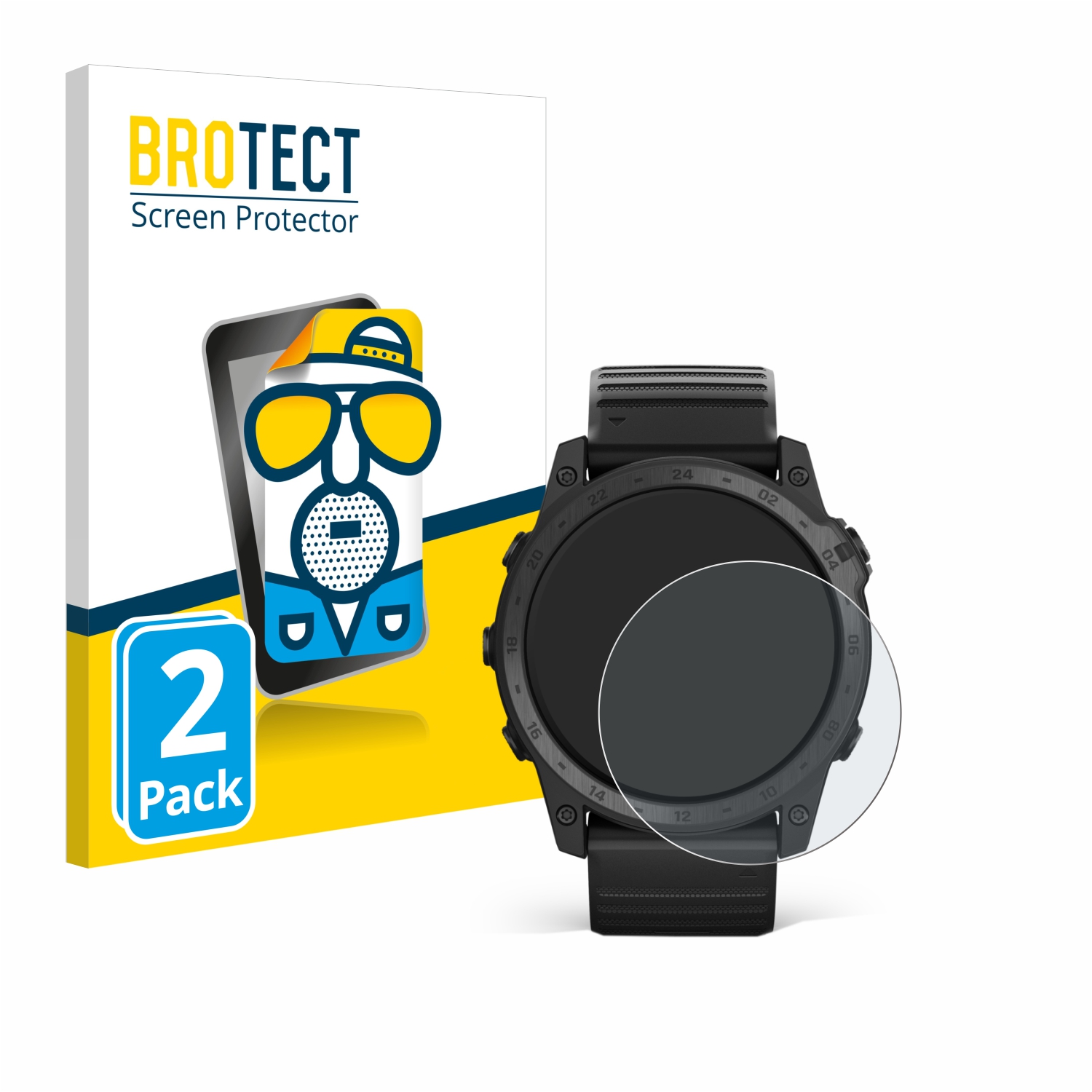 2x BROTECT Entspiegelungs-Folie pro Garmin Tactix 7 Pro