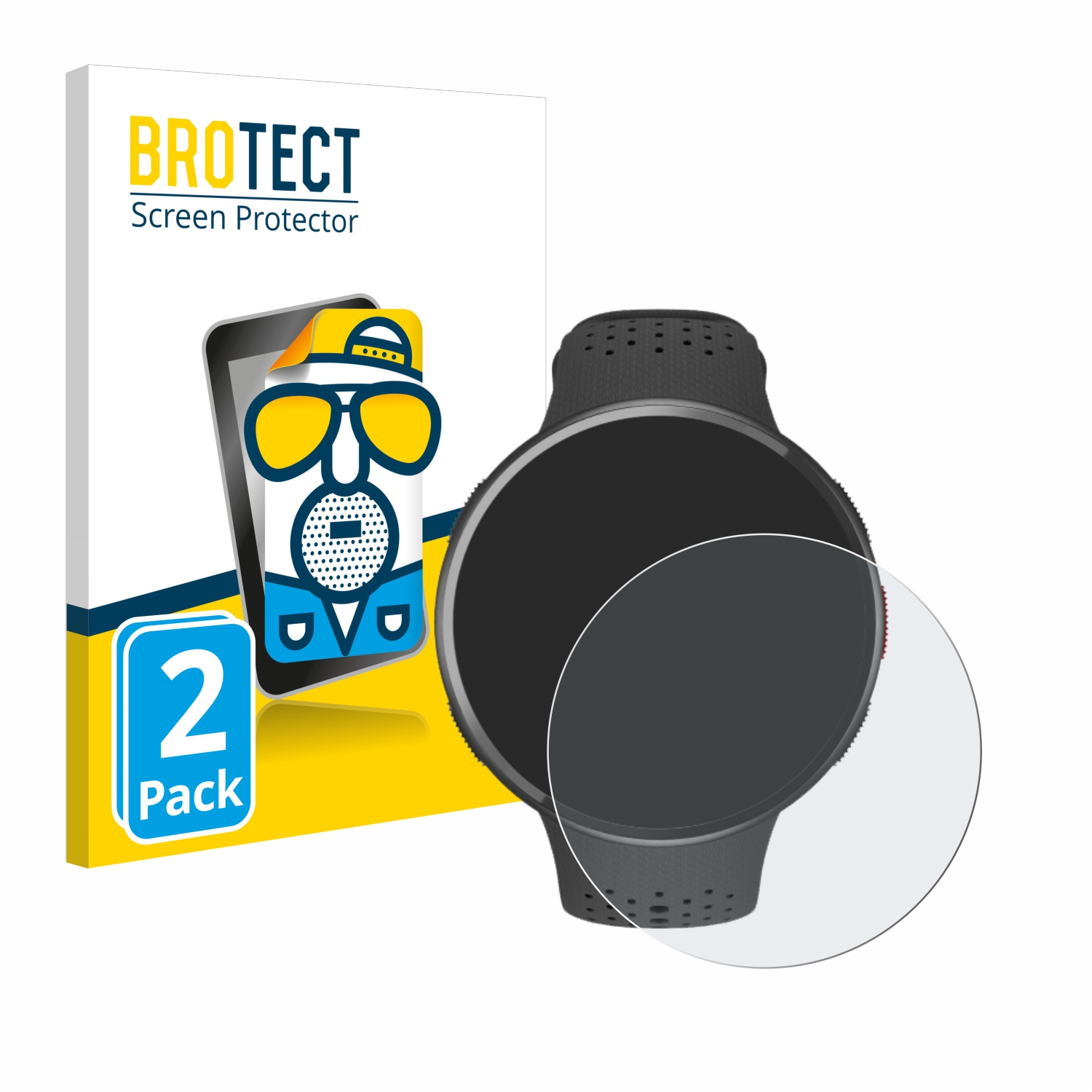2x BROTECT Entspiegelungs-Folie pro Polar Pacer Pro
