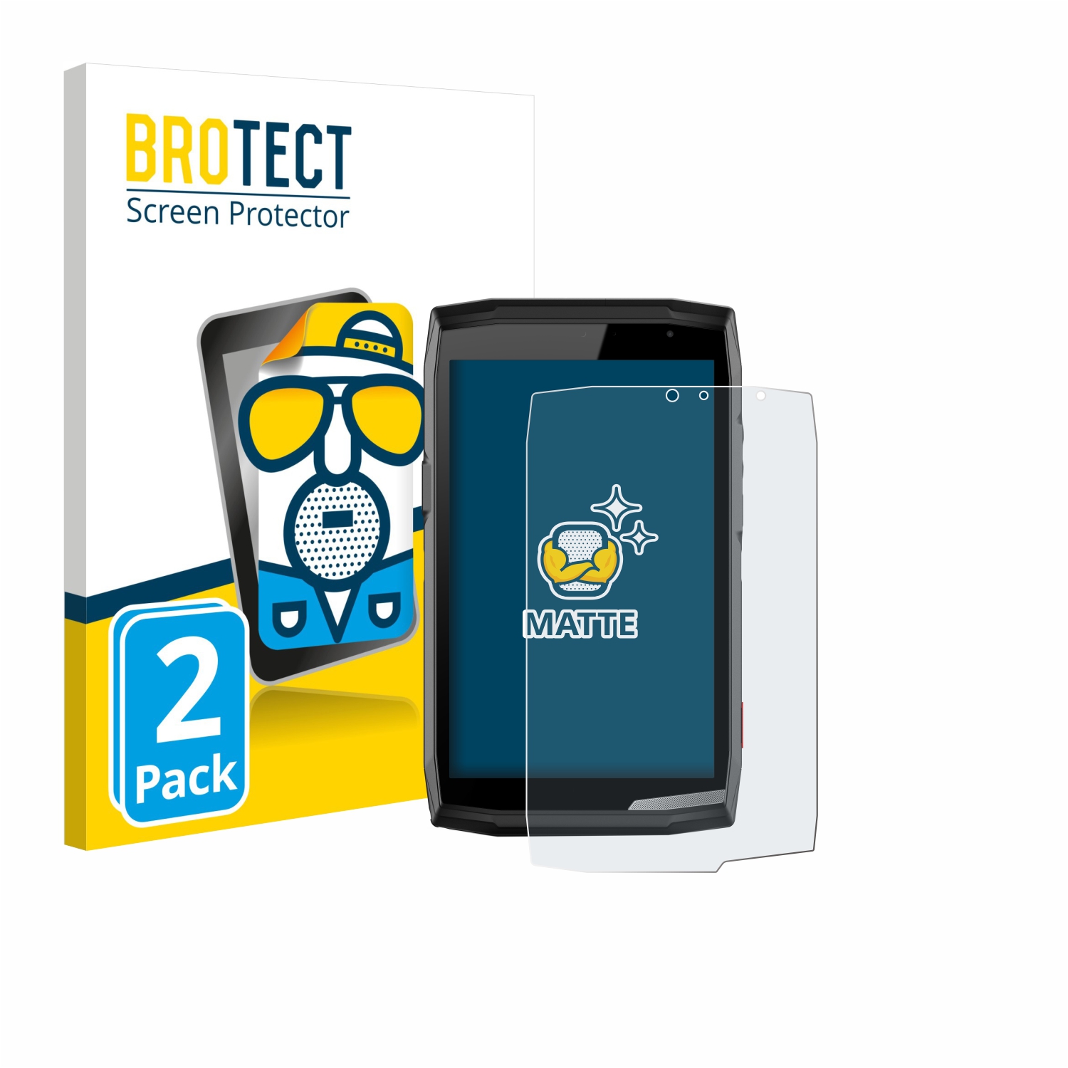 2x BROTECT Entspiegelungs-Folie pro Crosscall Core T5