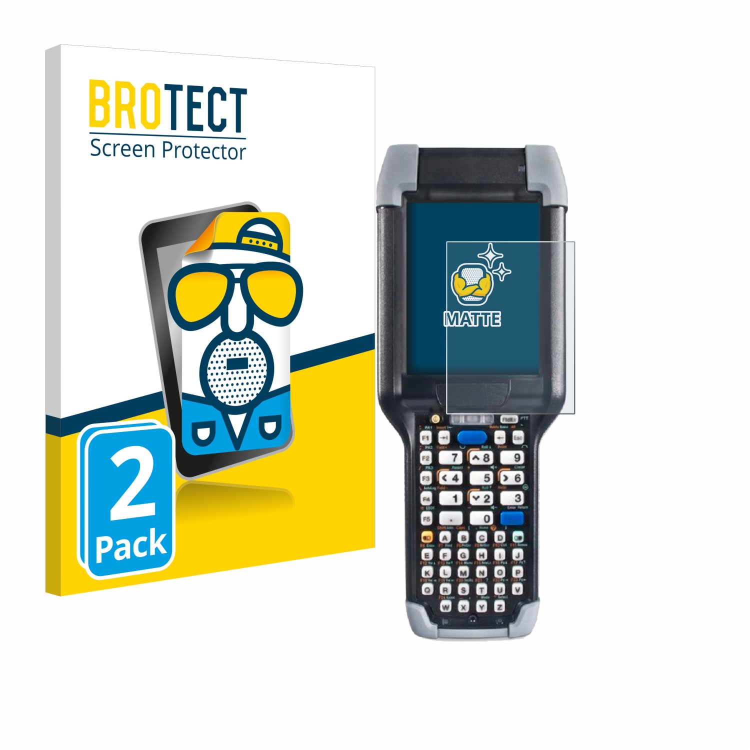 2x BROTECT Entspiegelungs-Folie pro Intermec CK3X