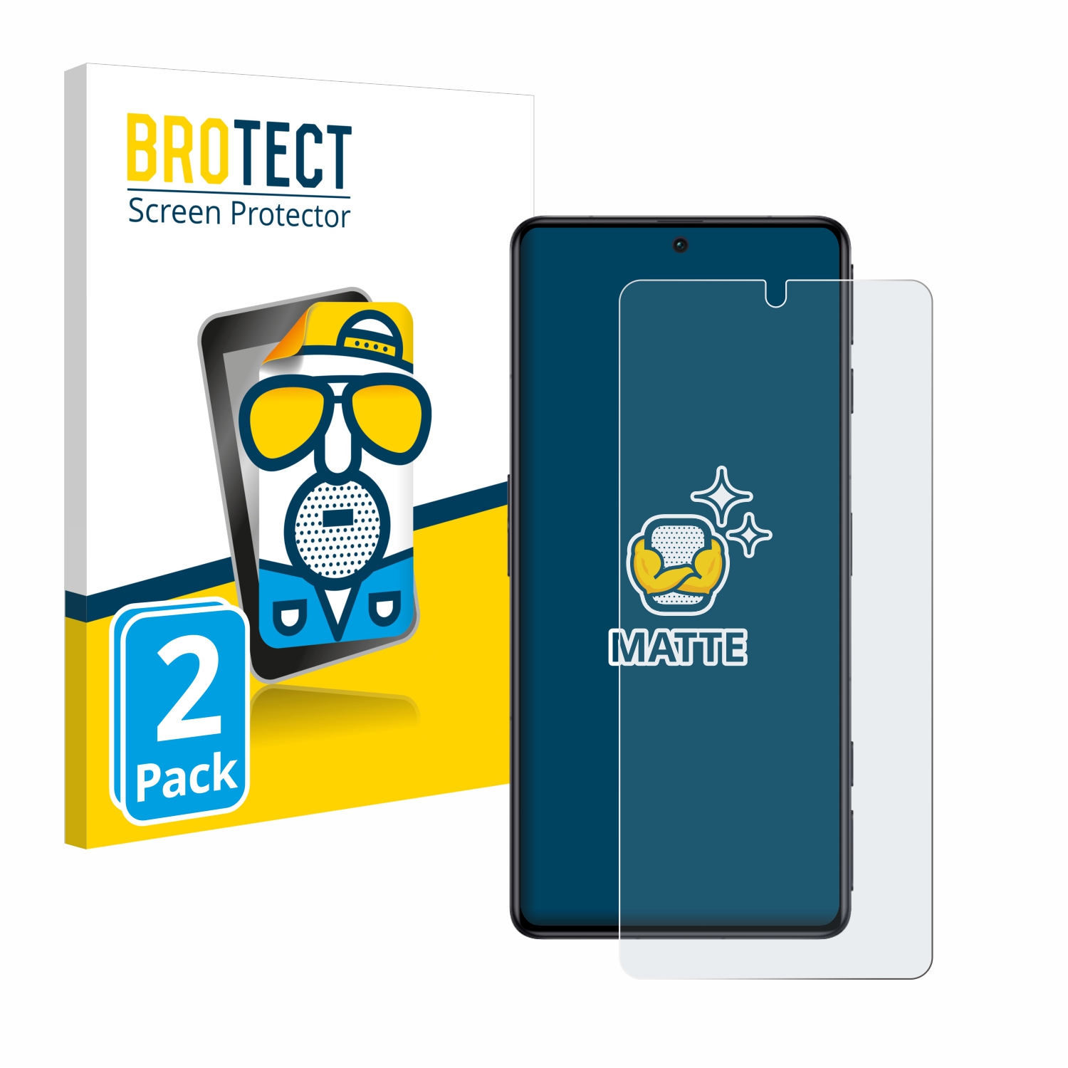 2x BROTECT Entspiegelungs-Folie pro Xiaomi Poco F4 GT