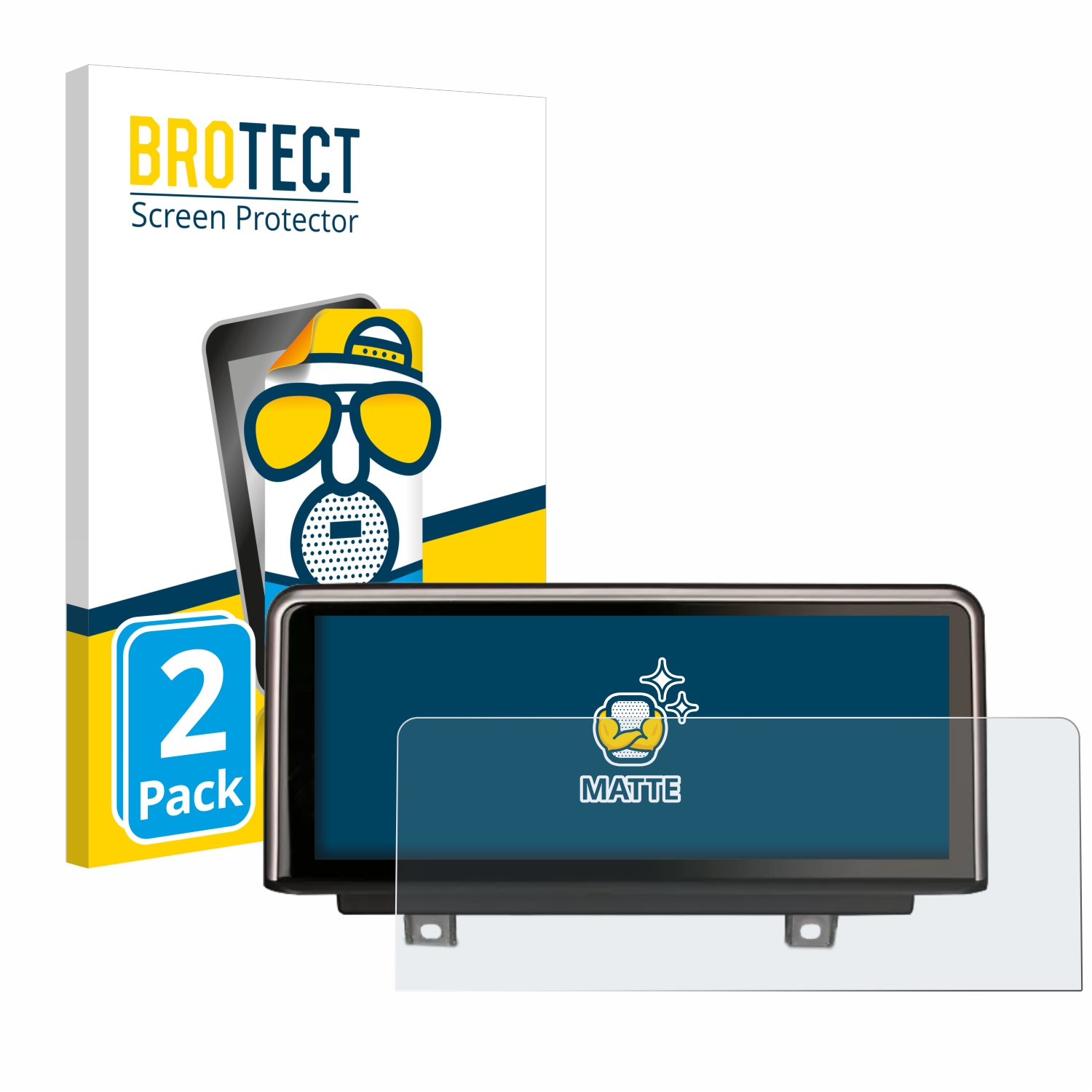 2x BROTECT Entspiegelungs-Folie pro Ersin ES2830B 10.25