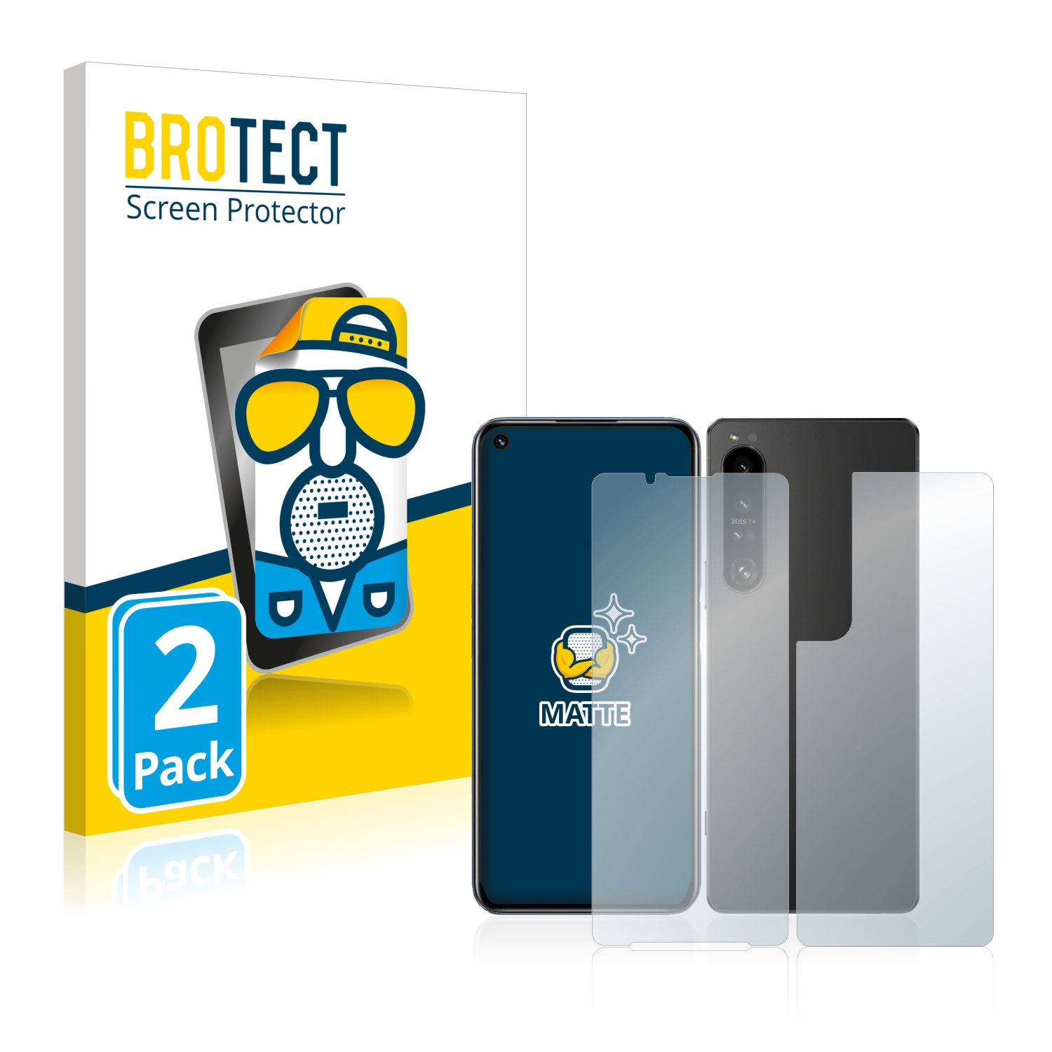 2x BROTECT Entspiegelungs-Folie pro Sony Xperia 1 IV (displej+zadní strana)