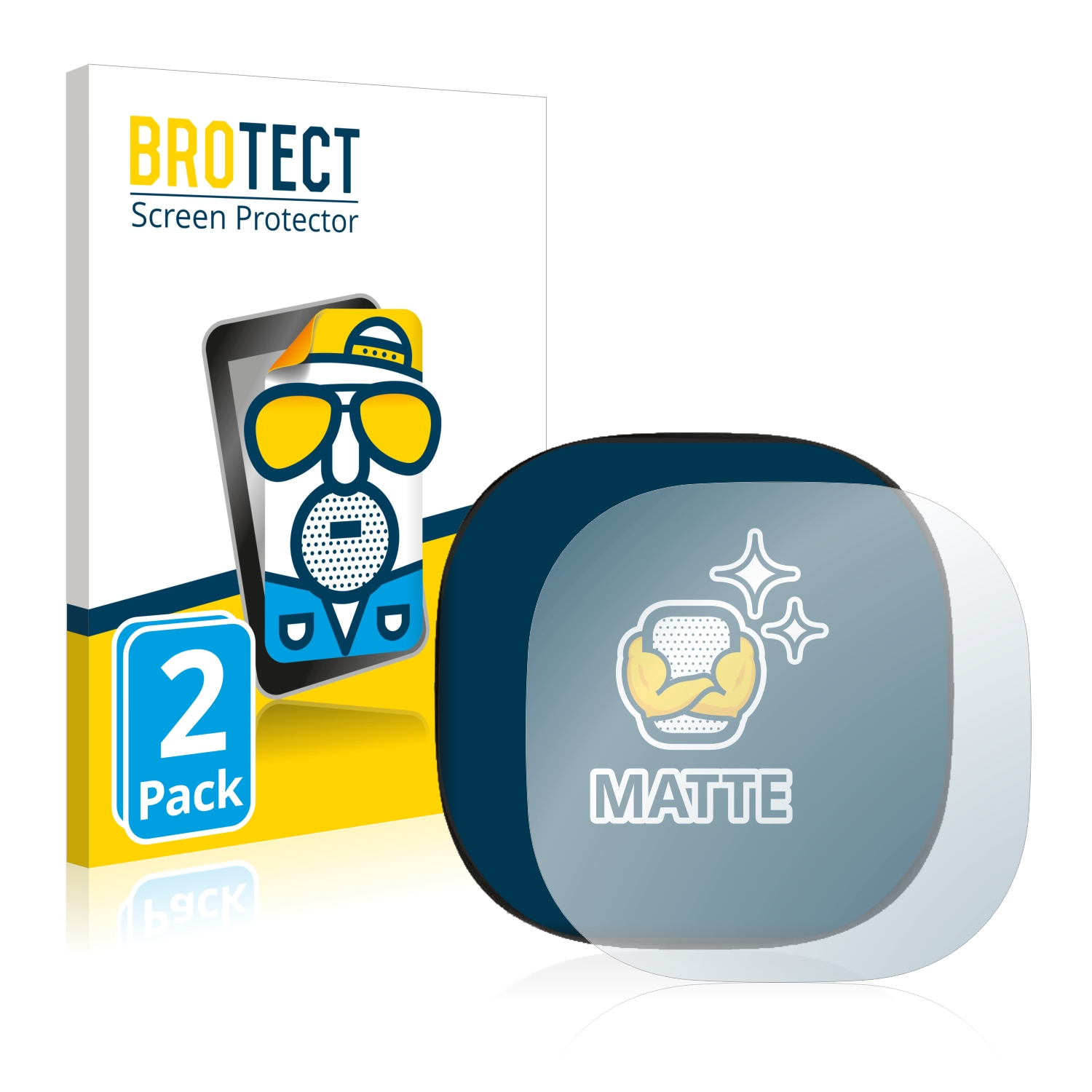 2x BROTECT Entspiegelungs-Folie pro ecobee Smart termostat Premium