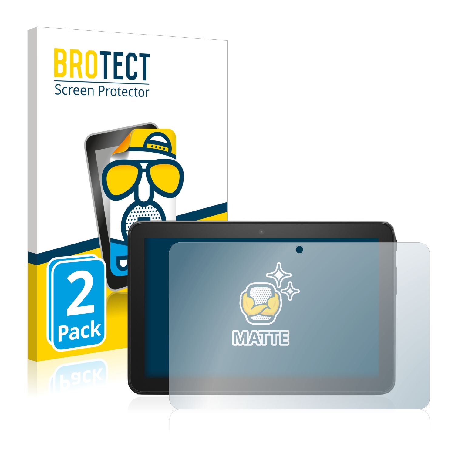 2x BROTECT Entspiegelungs-Folie pro Amazon Fire 7 2022