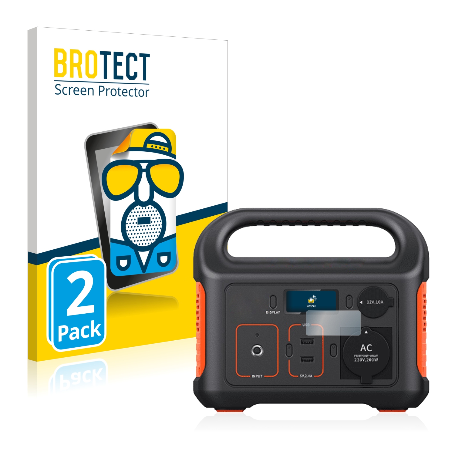 2x BROTECT Entspiegelungs-Folie pro Jackery Explorer 240