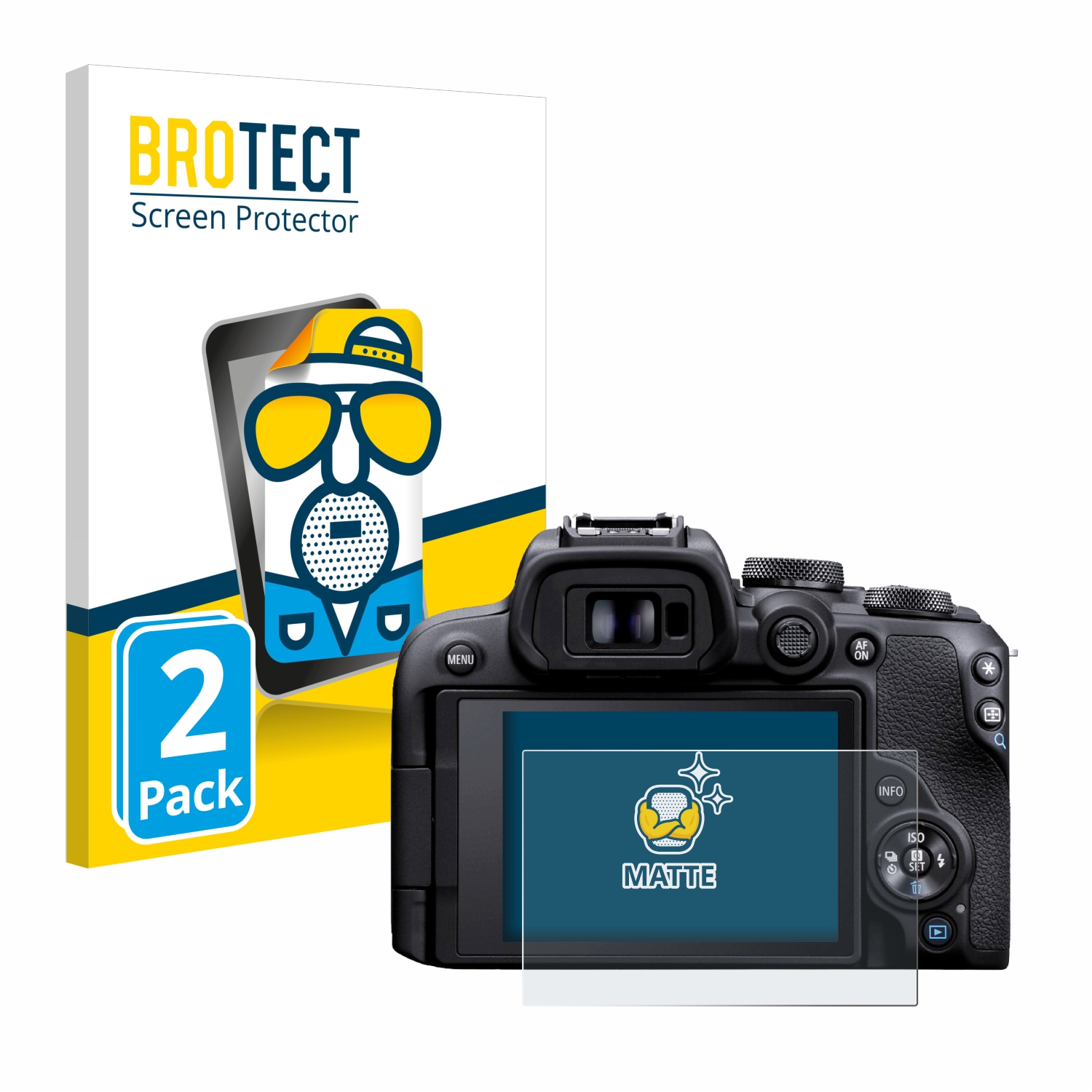 2x BROTECT Entspiegelungs-Folie pro Canon EOS R10