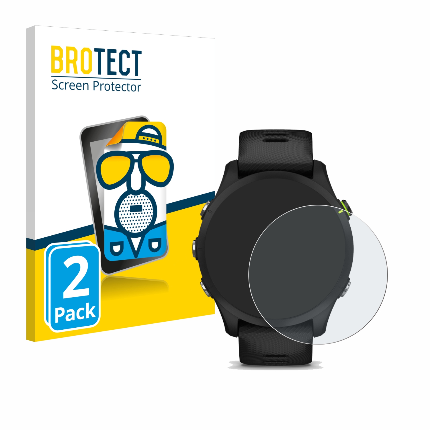 2x BROTECT Entspiegelungs-Folie pro Garmin Forerunner 255