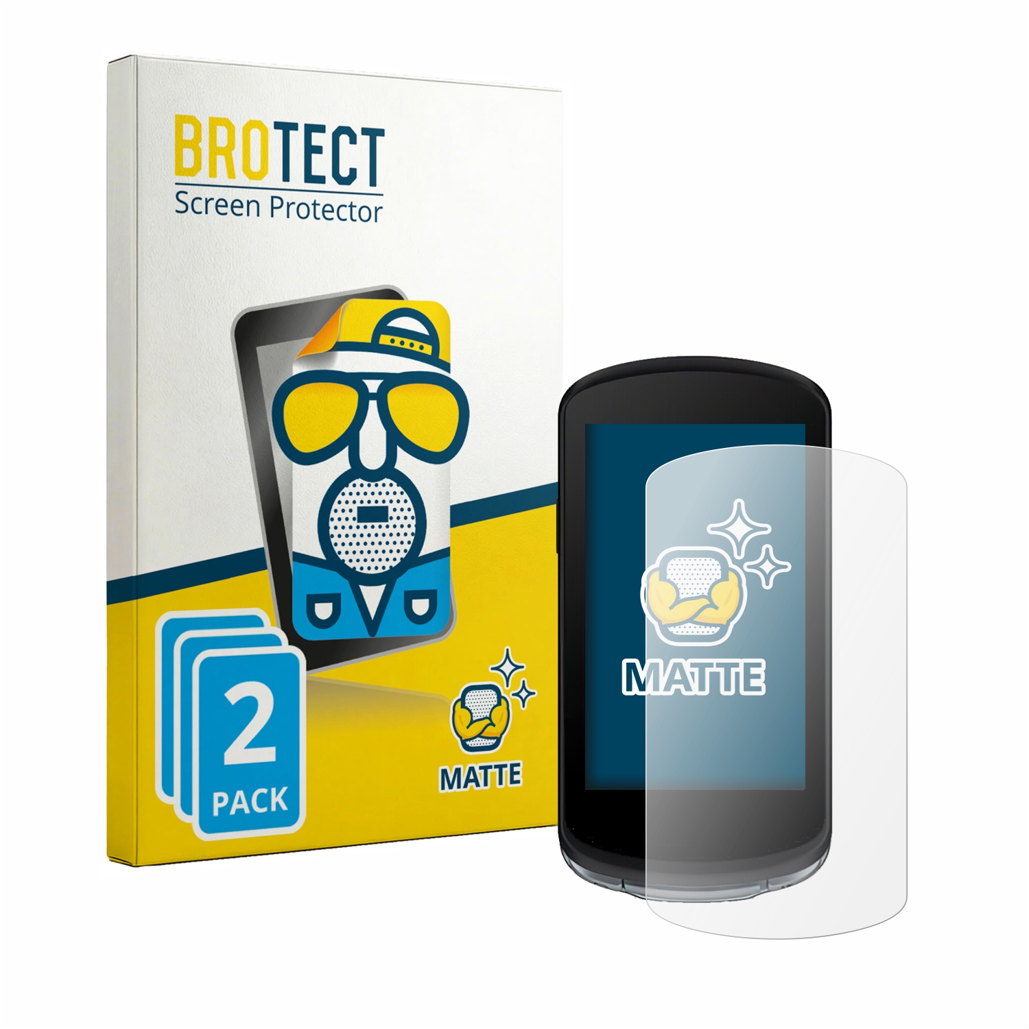 2x BROTECT Entspiegelungs-Folie pro Garmin Edge 1040