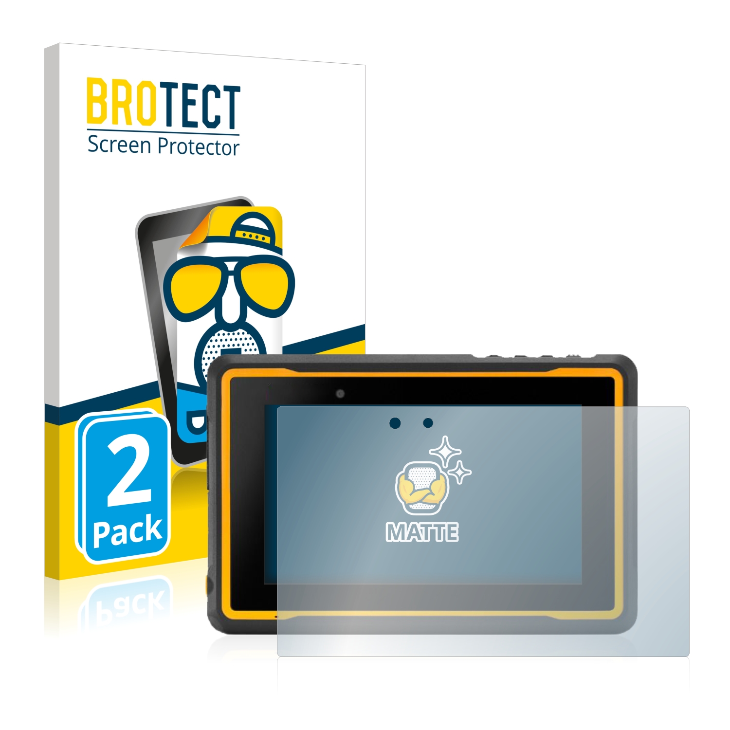 2x BROTECT Entspiegelungs-Folie pro Getac ZX70 G2